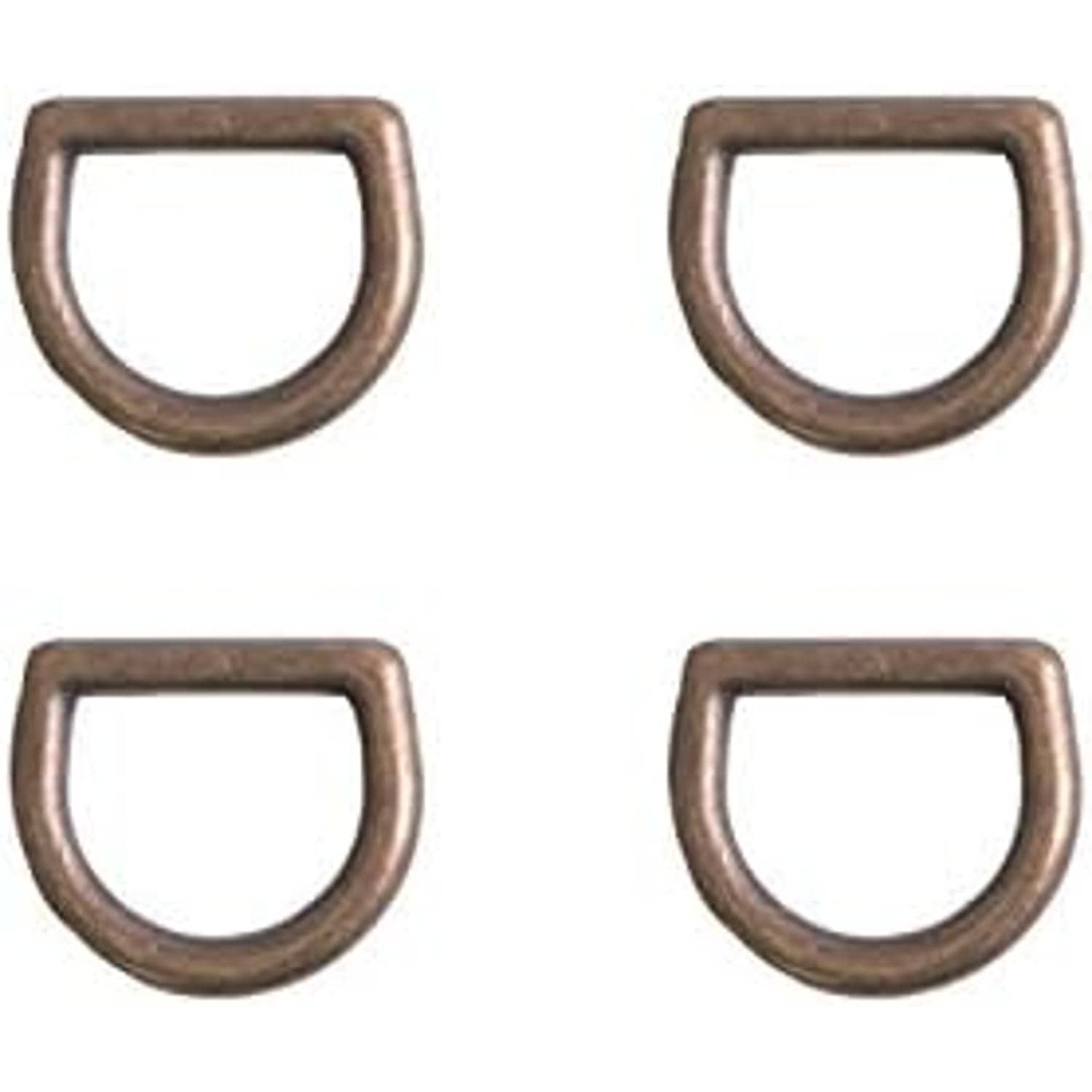 日本紐釦貿易 Dカン 20個入り 15mm アンティークゴールド SJDK2-AG20 （ご注文単位1束）【直送品】