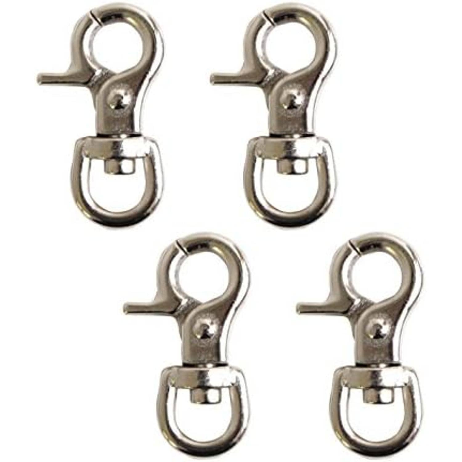 日本紐釦貿易 ミニレバーナスカン 丸 20個入り 8mm シルバー SJNA1-S20 （ご注文単位1束）【直送品】