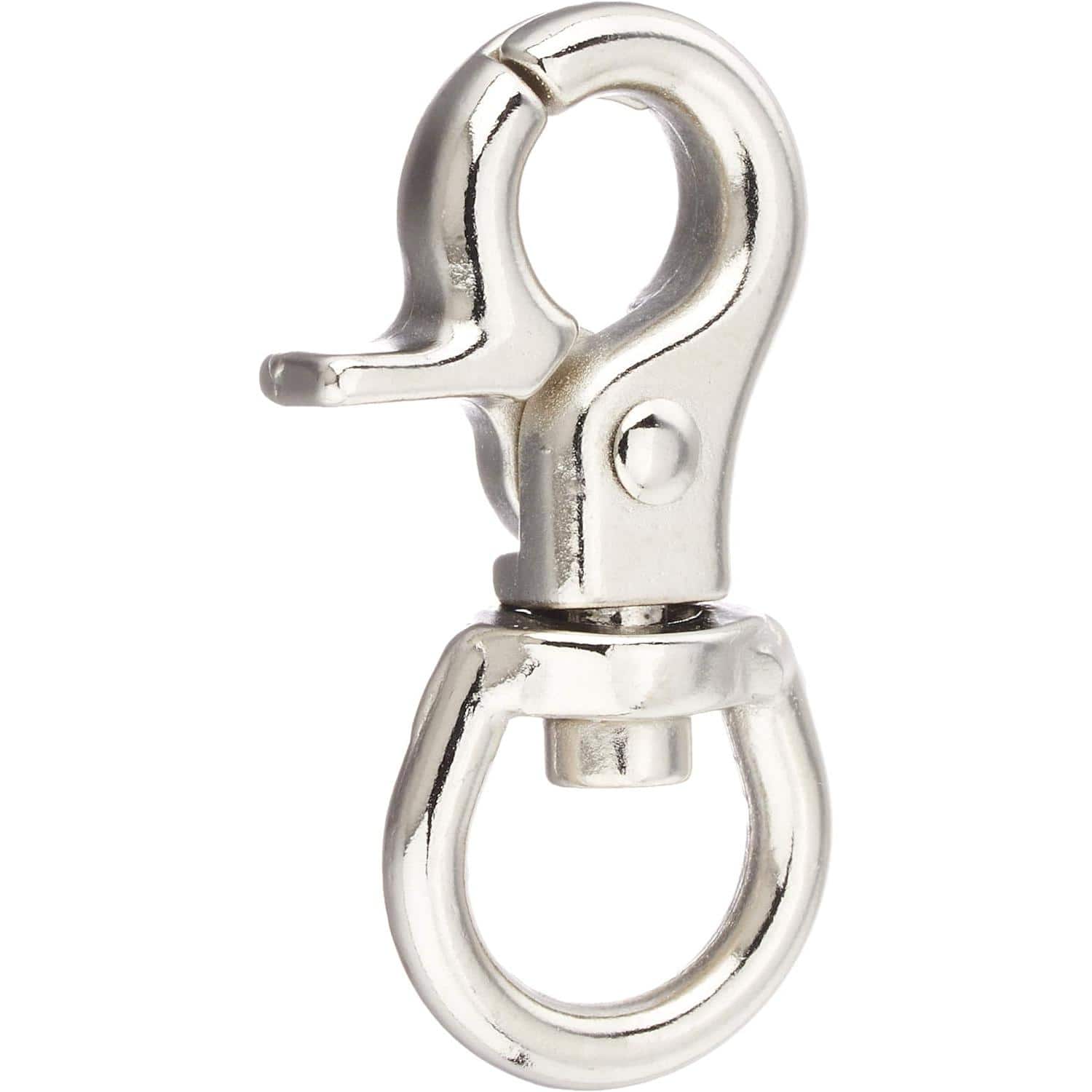 日本紐釦貿易 ミニレバーナスカン 丸 20個入り 10mm シルバー SJNA3-S20 （ご注文単位1束）【直送品】