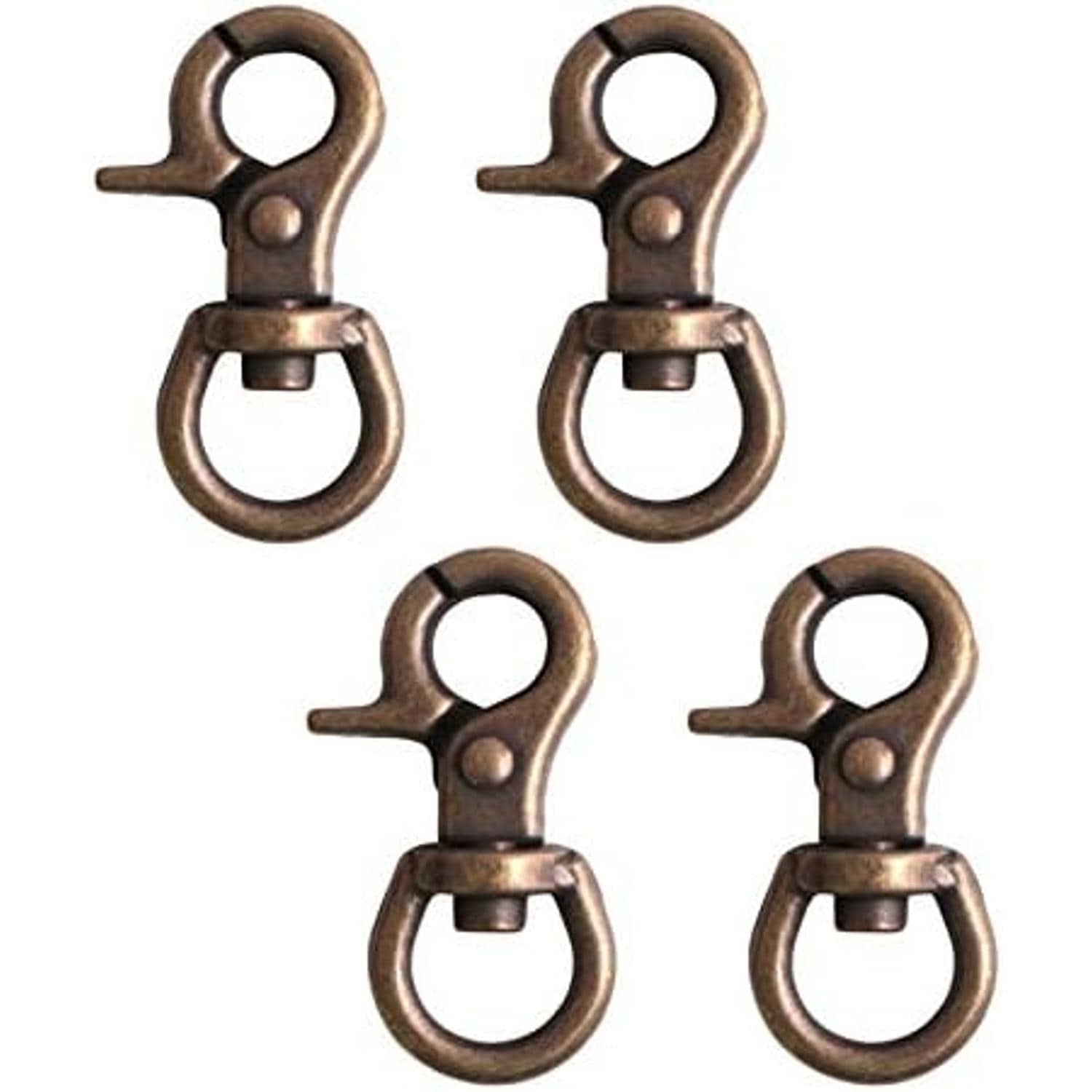 日本紐釦貿易 ミニレバーナスカン 丸 20個入り 10mm アンティークゴールド SJNA4-AG20 （ご注文単位1束）【直送品】