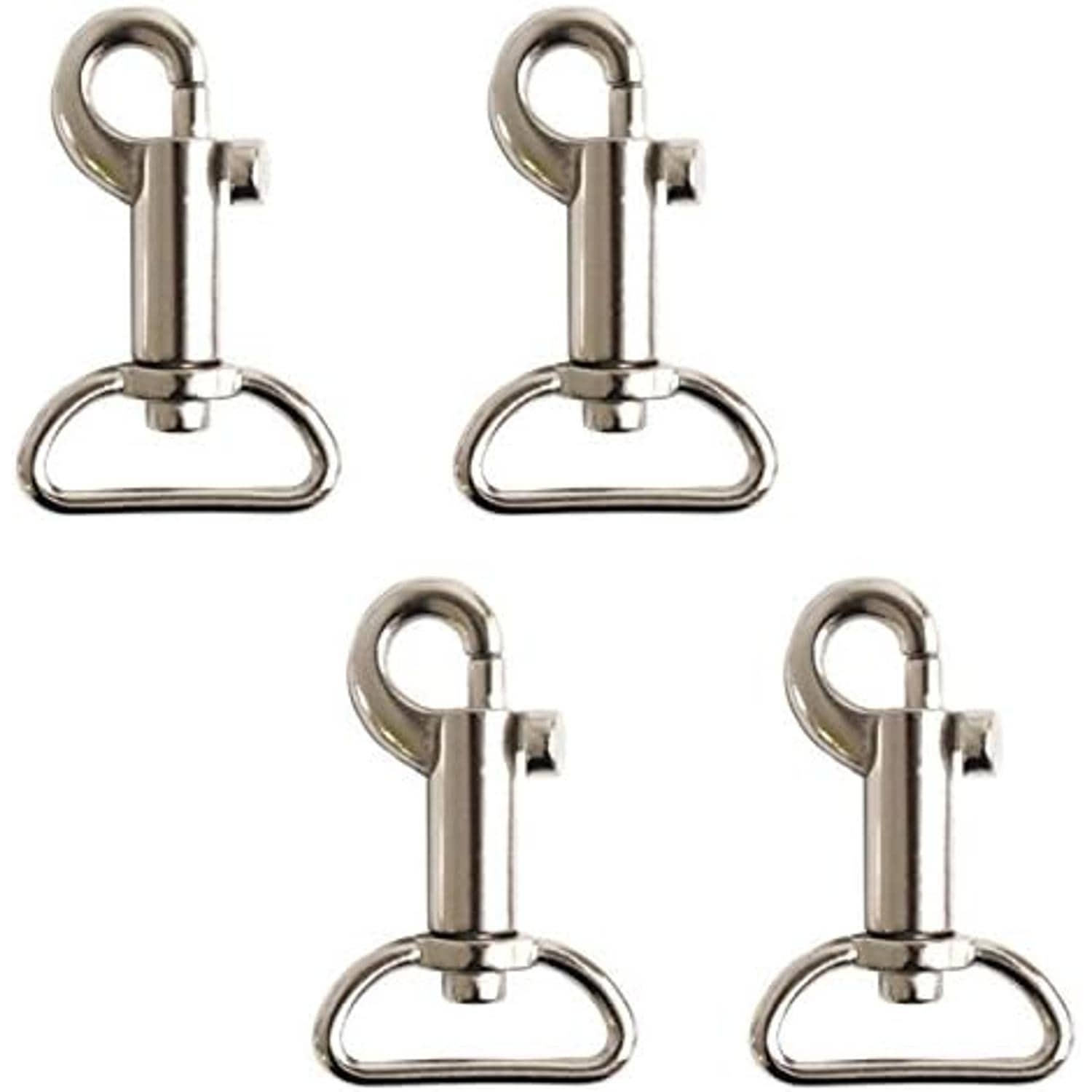 日本紐釦貿易 ナスカン 20個入り 24mm シルバー SJNA23-S20 （ご注文単位1束）【直送品】