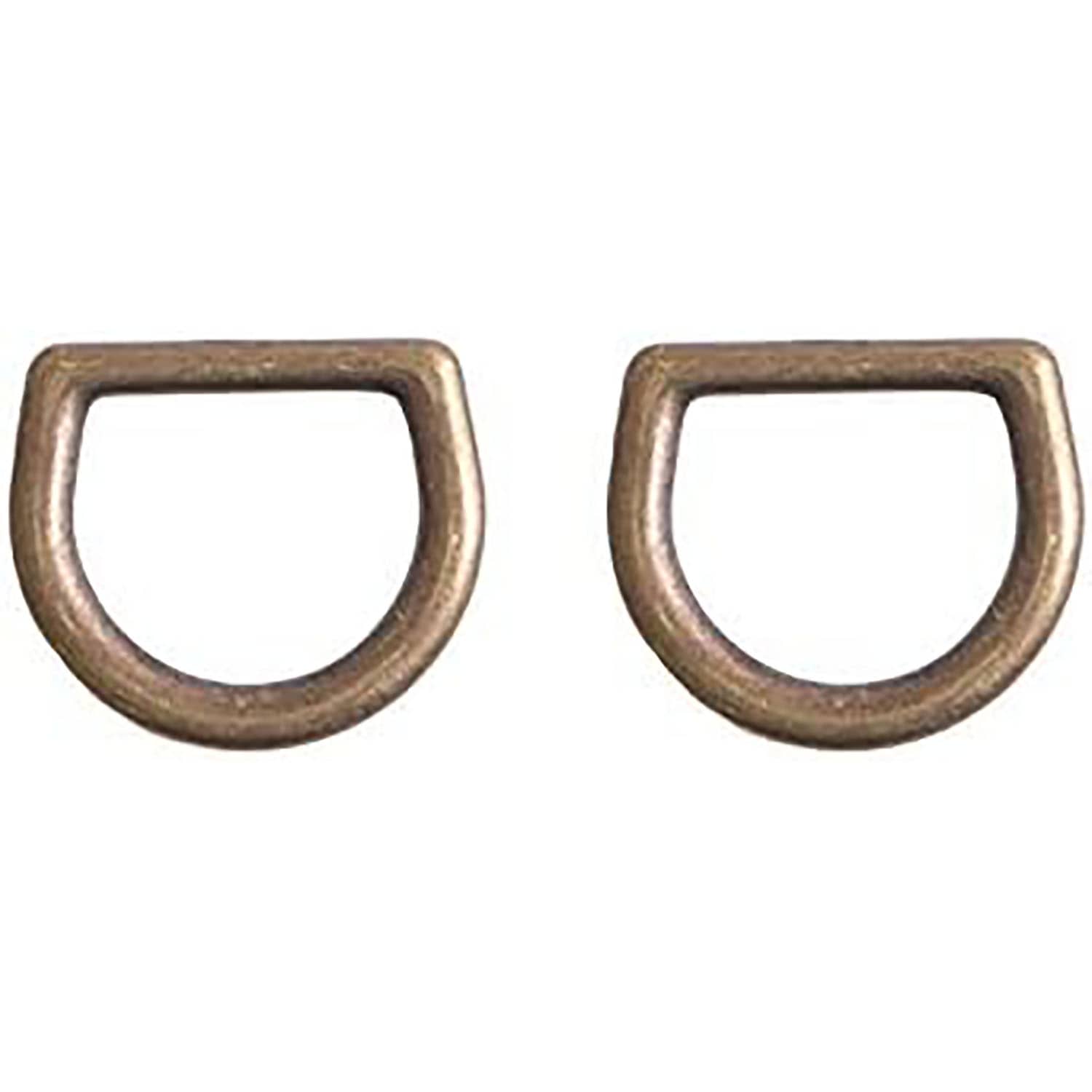 日本紐釦貿易 Dカン 2個入り 21mm アンティークゴールド SJDK4-AG （ご注文単位1束）【直送品】