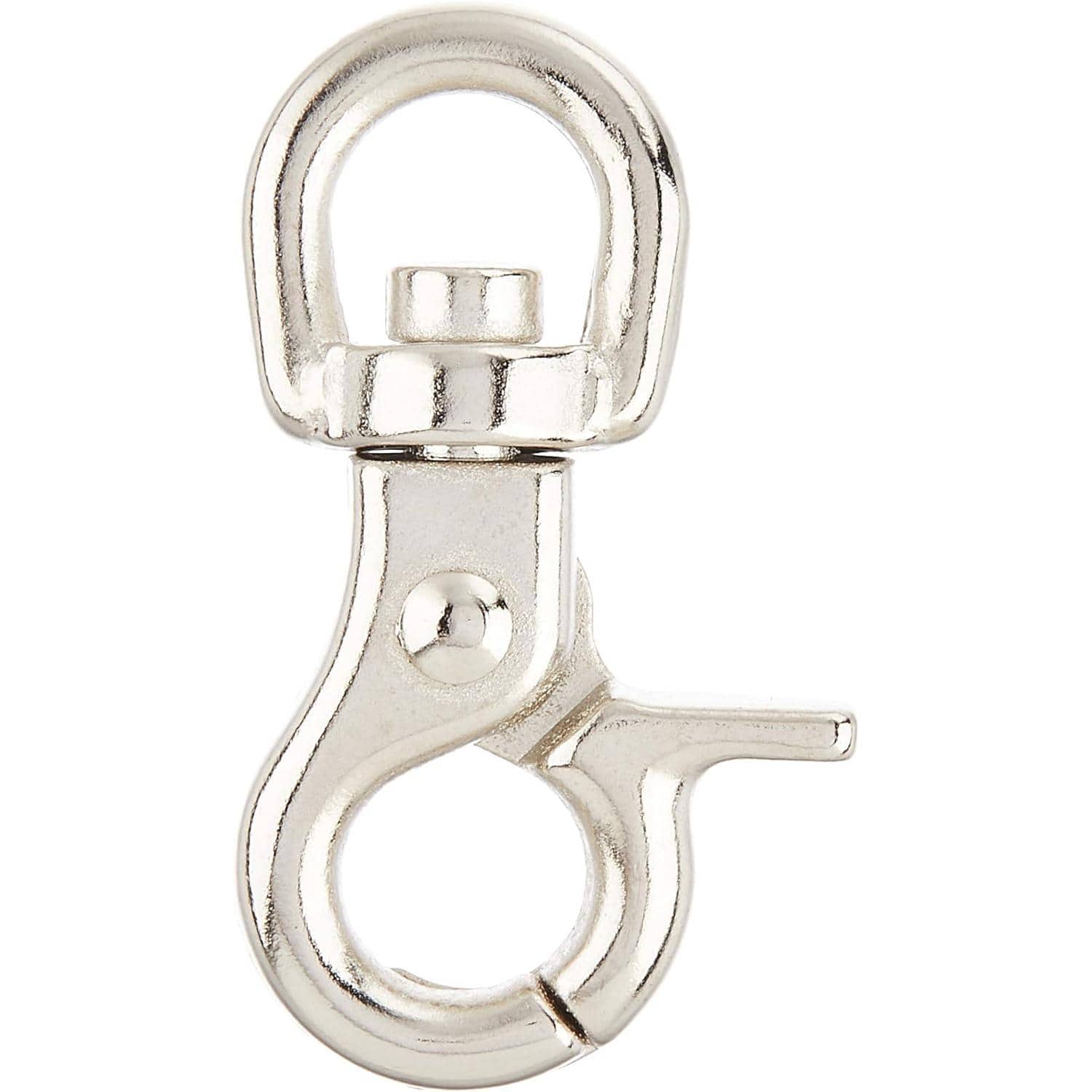 日本紐釦貿易 ミニレバーナスカン 丸 2個入り 8mm シルバー SJNA1-S （ご注文単位1束）【直送品】