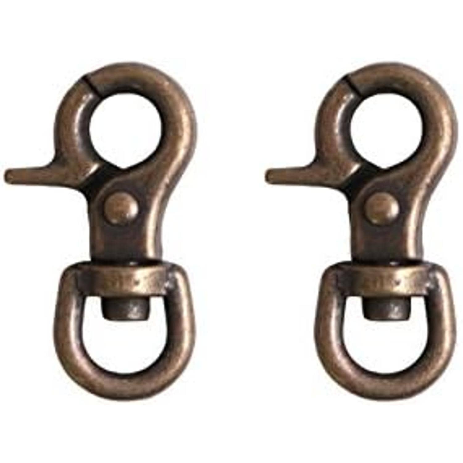 日本紐釦貿易 ミニレバーナスカン 丸 2個入り 8mm アンティークゴールド SJNA2-AG （ご注文単位1束）【直送品】