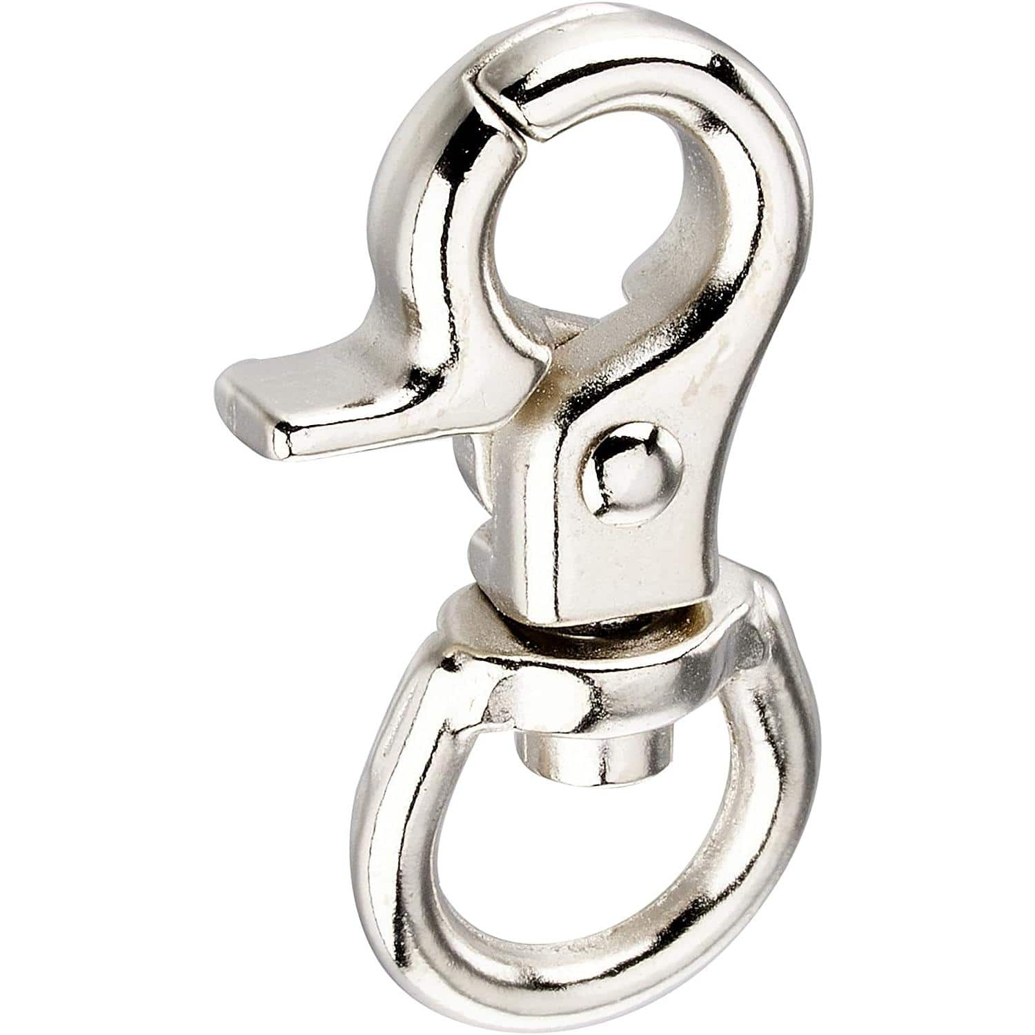 日本紐釦貿易 ミニレバーナスカン 丸 2個入り 10mm シルバー SJNA3-S （ご注文単位1束）【直送品】