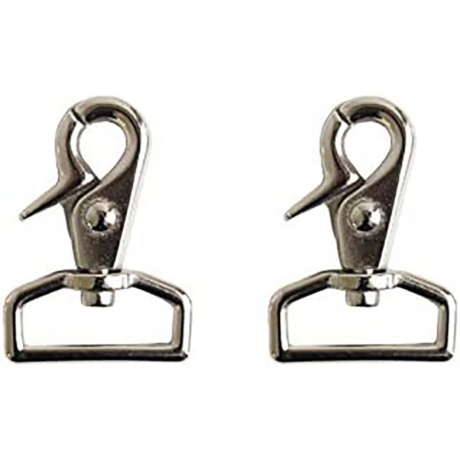 日本紐釦貿易 レバーナスカン 四角 2個入り 24mm シルバー SJNA15-S （ご注文単位1束）【直送品】