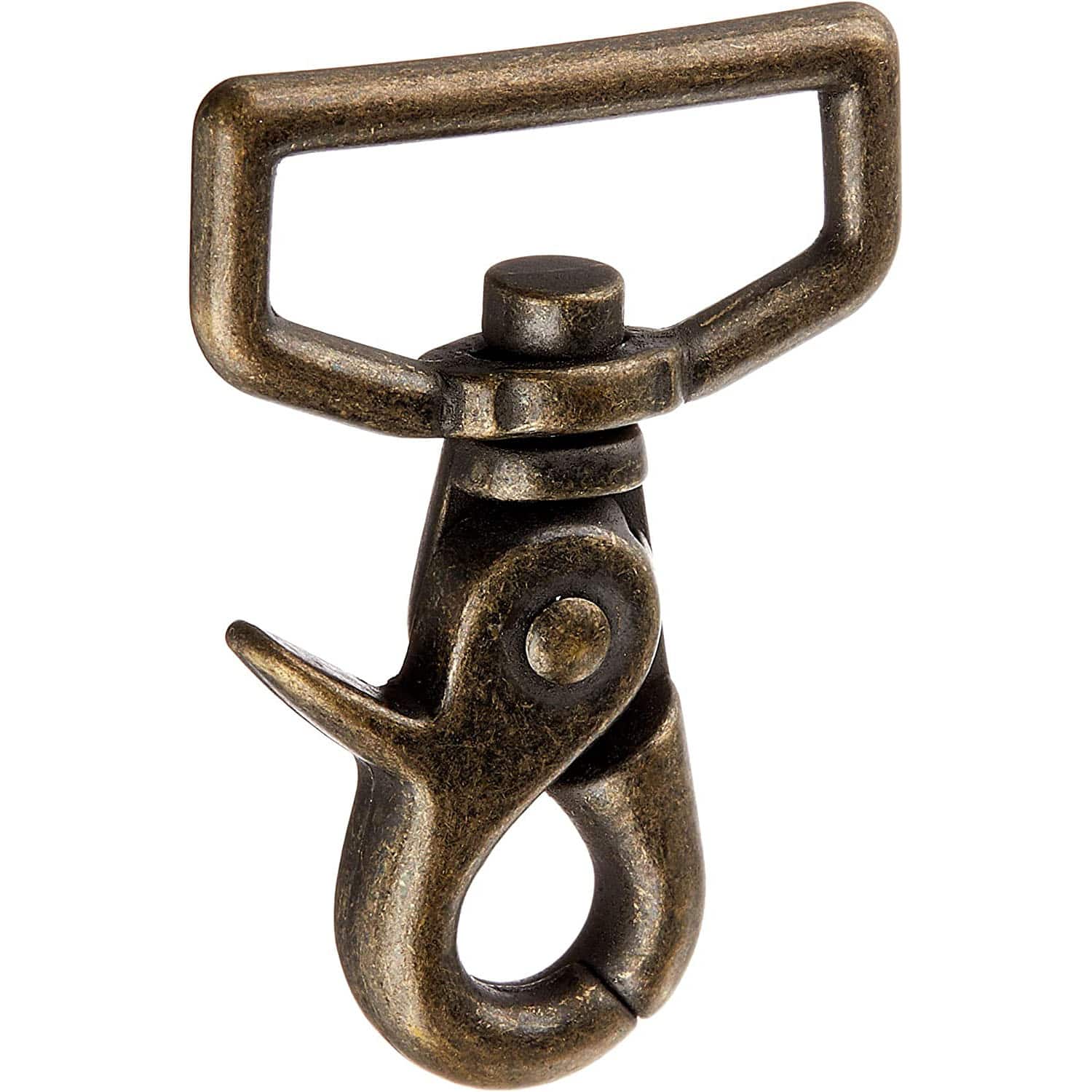 日本紐釦貿易 レバーナスカン 四角 2個入り 24mm アンティークゴールド SJNA16-AG （ご注文単位1束）【直送品】