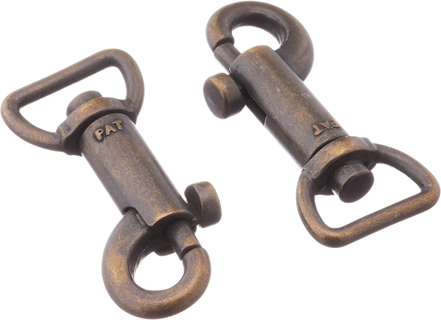 日本紐釦貿易 ナスカン D 2個入り 15mm アンティークゴールド SJNA20-AG （ご注文単位1束）【直送品】