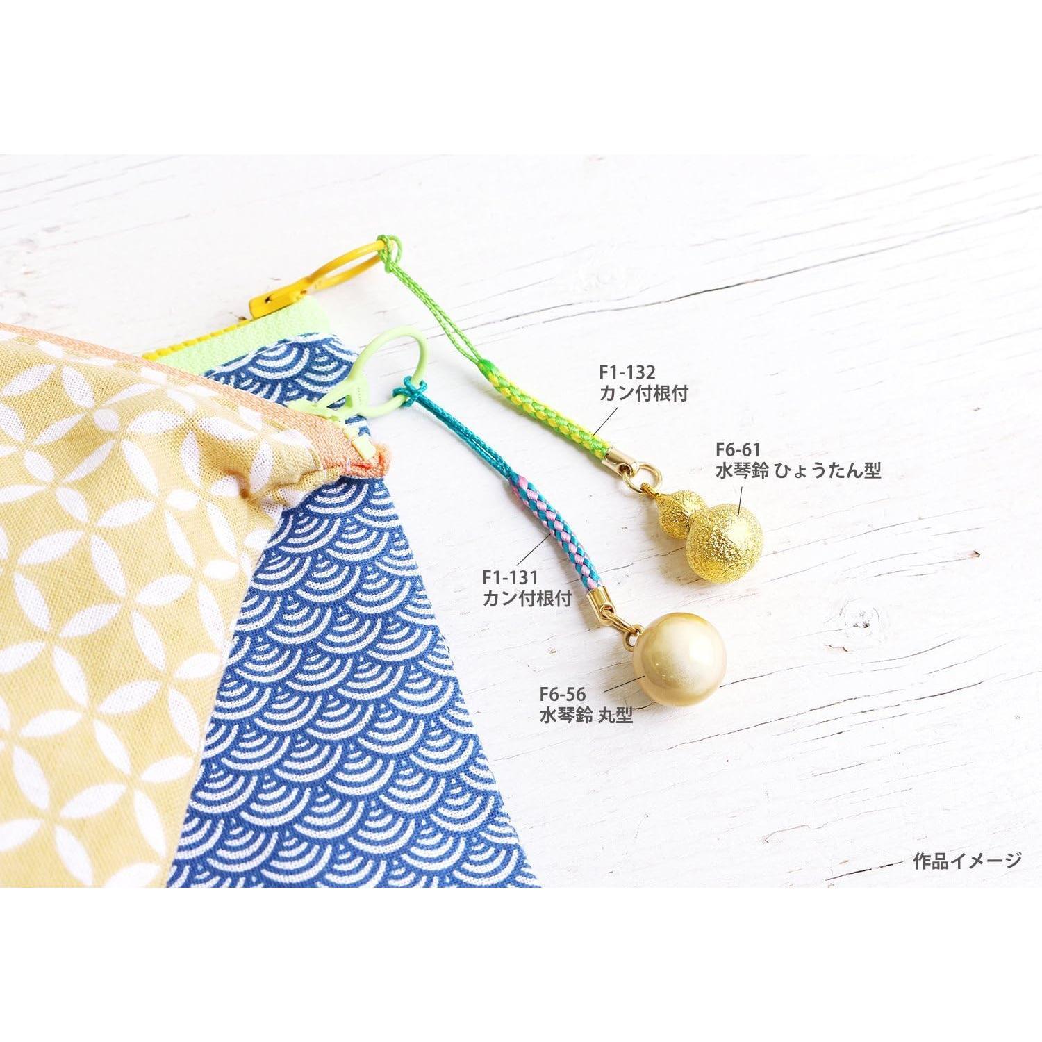 日本紐釦貿易 水琴鈴 丸タイプ ホワイト φ17×H22mm F6-57 （ご注文単位1束）【直送品】