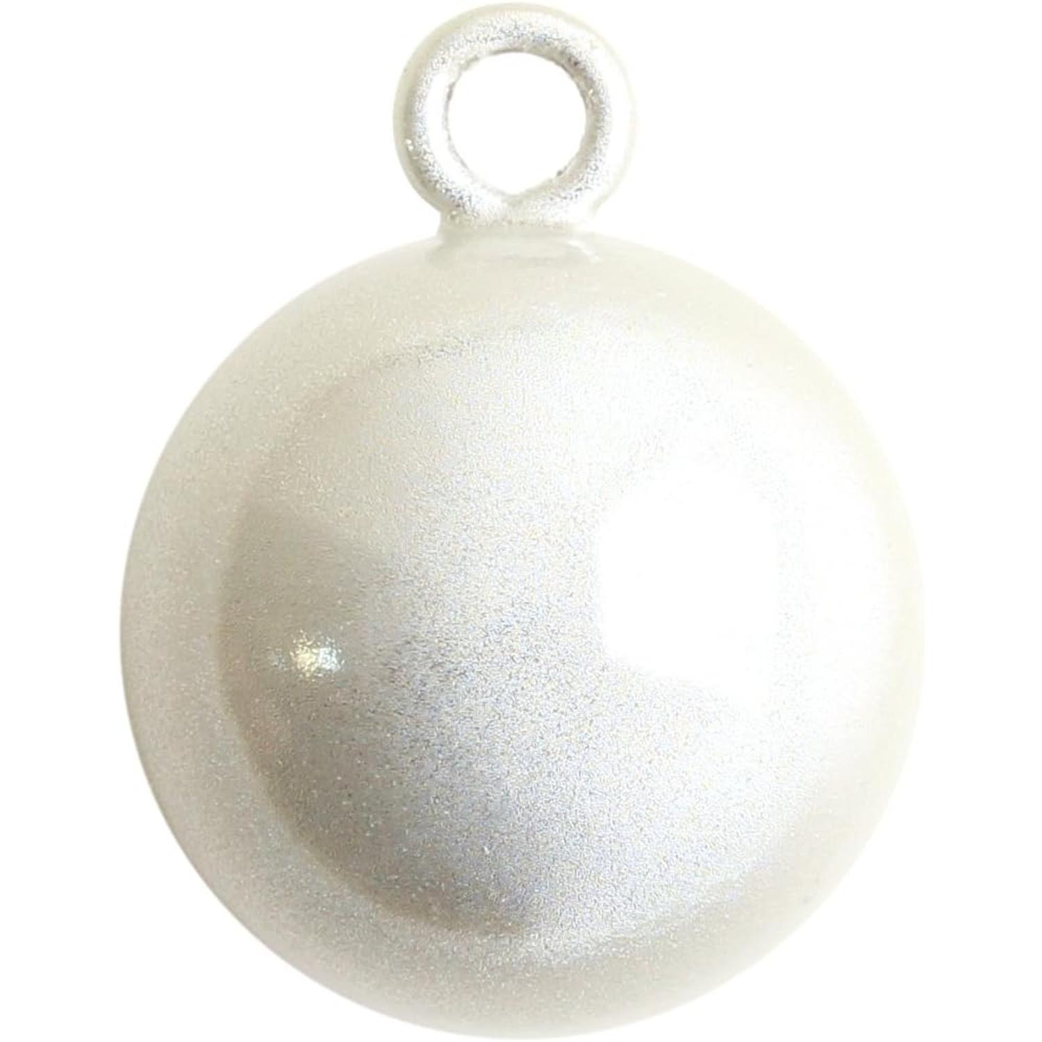 日本紐釦貿易 水琴鈴 丸タイプ ホワイト φ17×H22mm F6-57 （ご注文単位1束）【直送品】