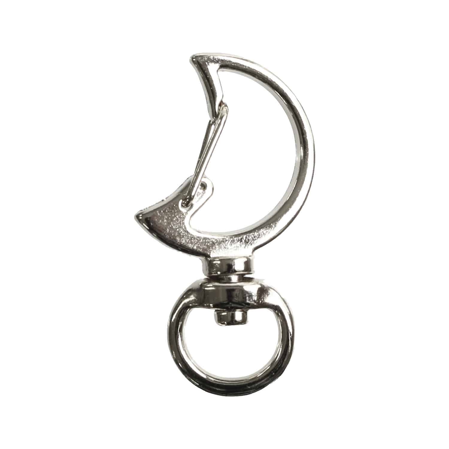 日本紐釦貿易 チャームナスカン 月 シルバー 外径W1.9cm 10個入 S27-507-S （ご注文単位1束）【直送品】