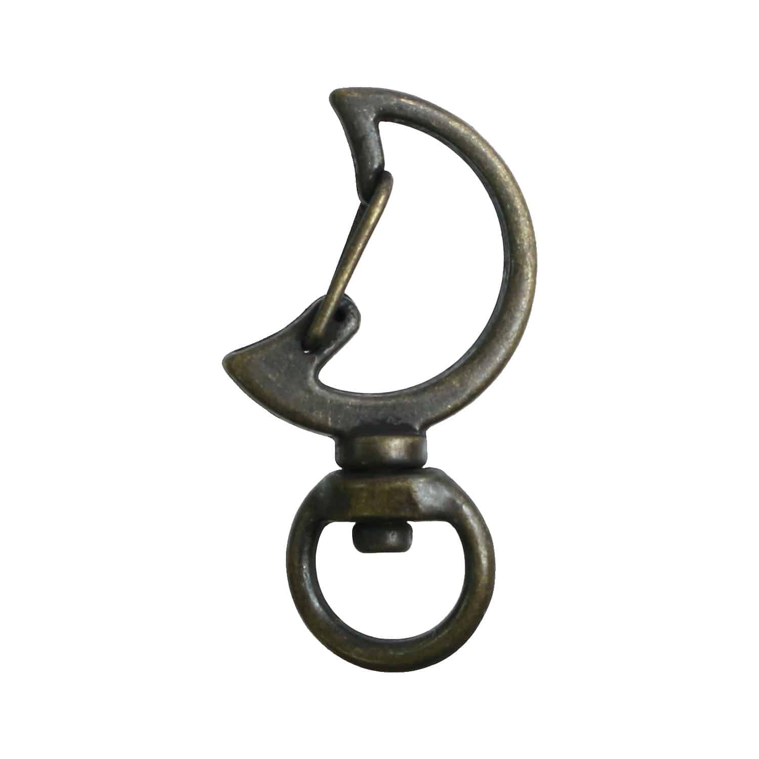 日本紐釦貿易 チャームナスカン 月 アンティークゴールド 外径W1.9cm 10個入 S27-509-AG （ご注文単位1束）【直送品】