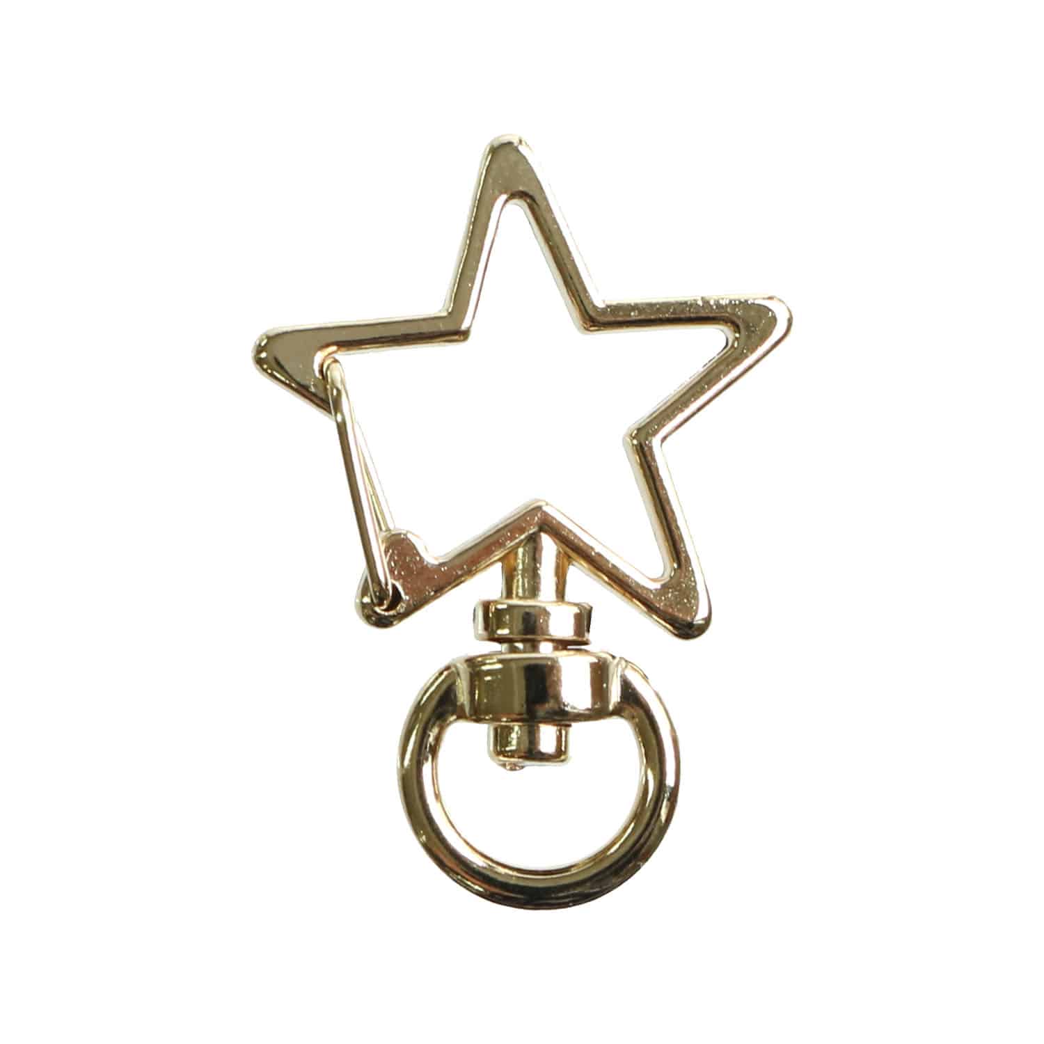 日本紐釦貿易 チャームナスカン 星 ゴールド 外径W2.4cm 10個入 S27-511-G （ご注文単位1束）【直送品】