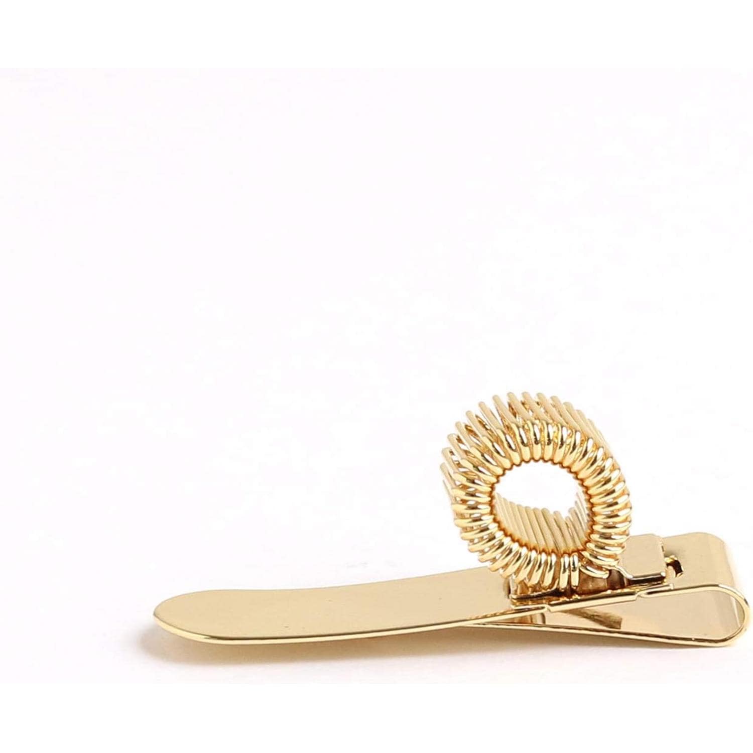 日本紐釦貿易 クリップペンホルダー W41×H11.5mm ゴールド 1個 A13-102 (ご注文単位1束)【直送品】