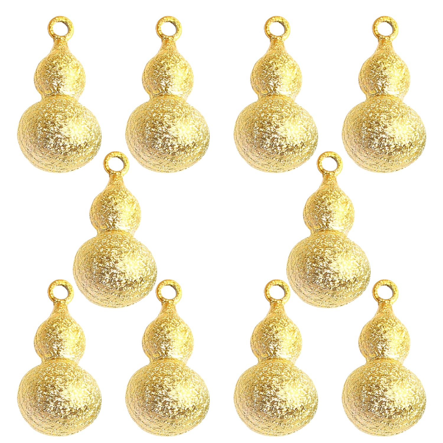 日本紐釦貿易 水琴鈴 ひょうたん 10個 ゴールド F6-61-10 （ご注文単位1束）【直送品】