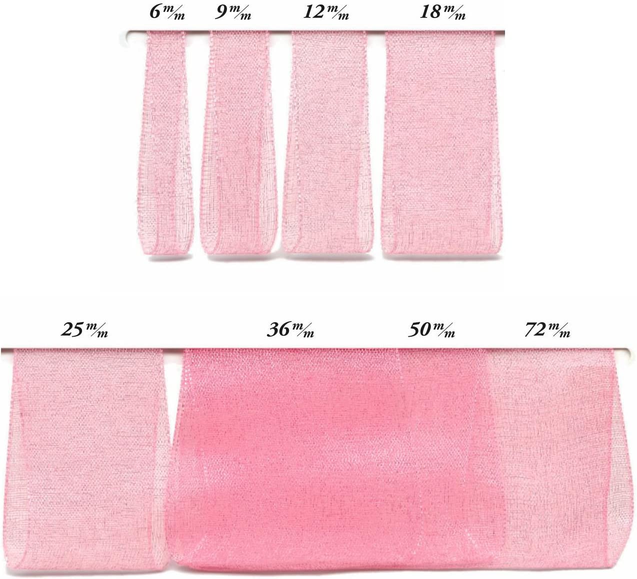 日本紐釦貿易 SHINDO オーガンジーリボン 12mm 15m巻 色39 SIC112 (ご注文単位1巻)【直送品】