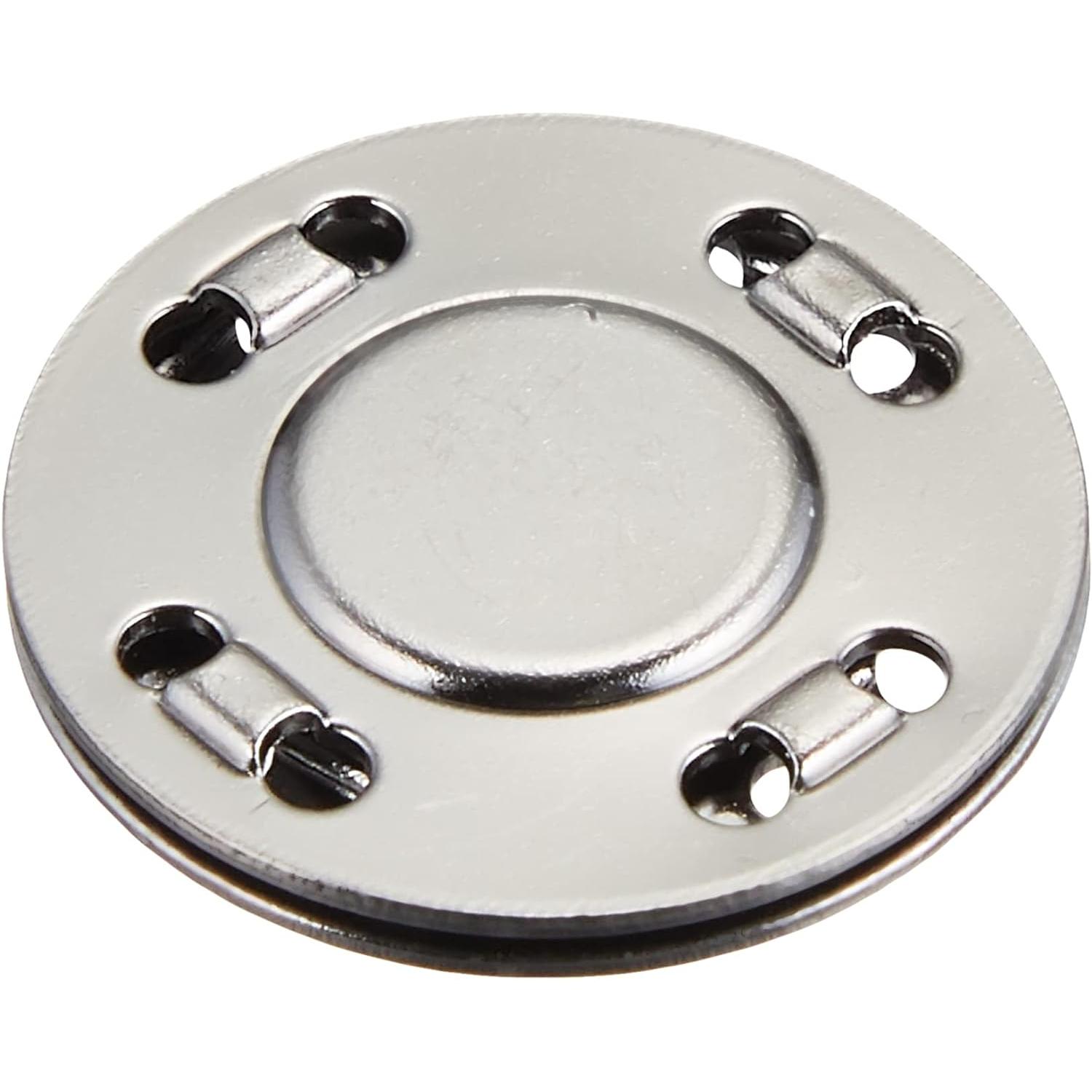 日本紐釦貿易 縫い付マグネット ブラックニッケル φ20mm 3組 SM8-BN (ご注文単位1束)【直送品】