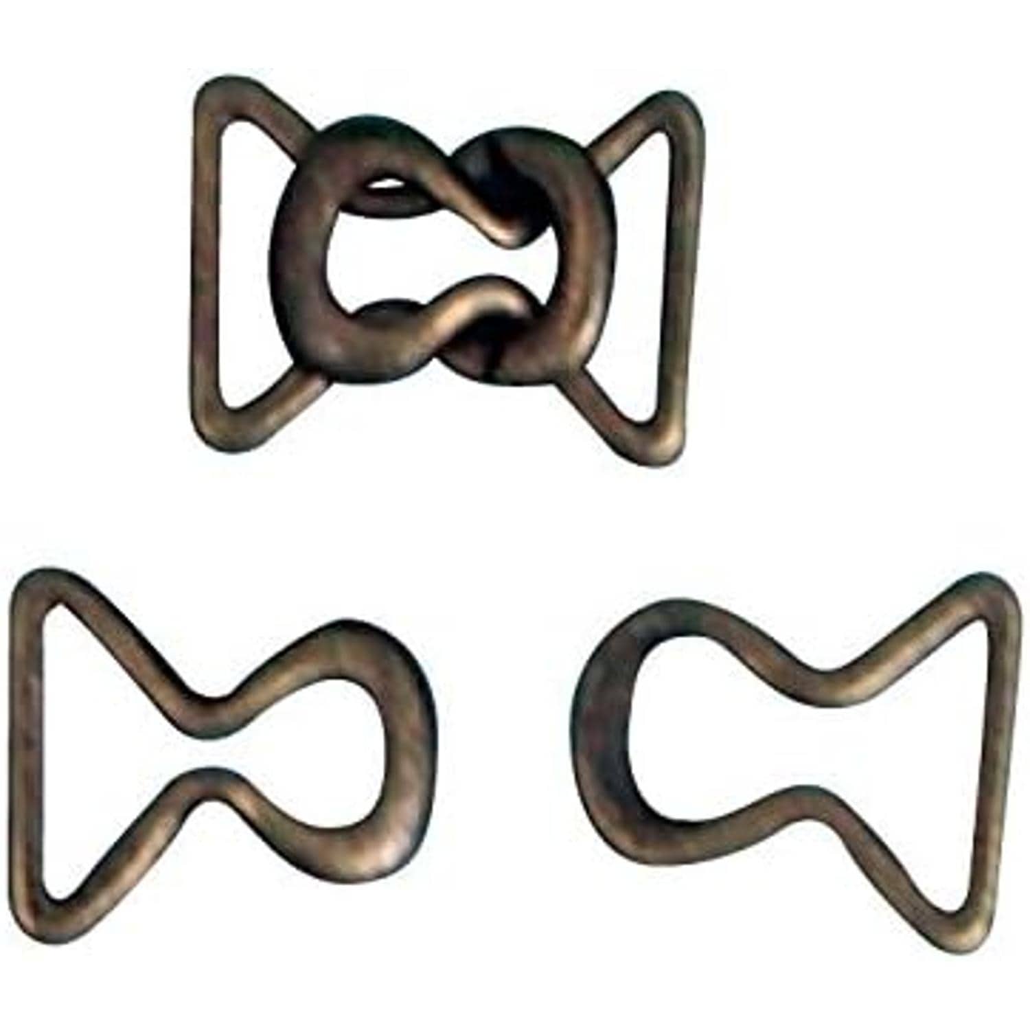 日本紐釦貿易 ジョイントパーツ 2個 アンティークゴールド F371AG （ご注文単位1束）【直送品】