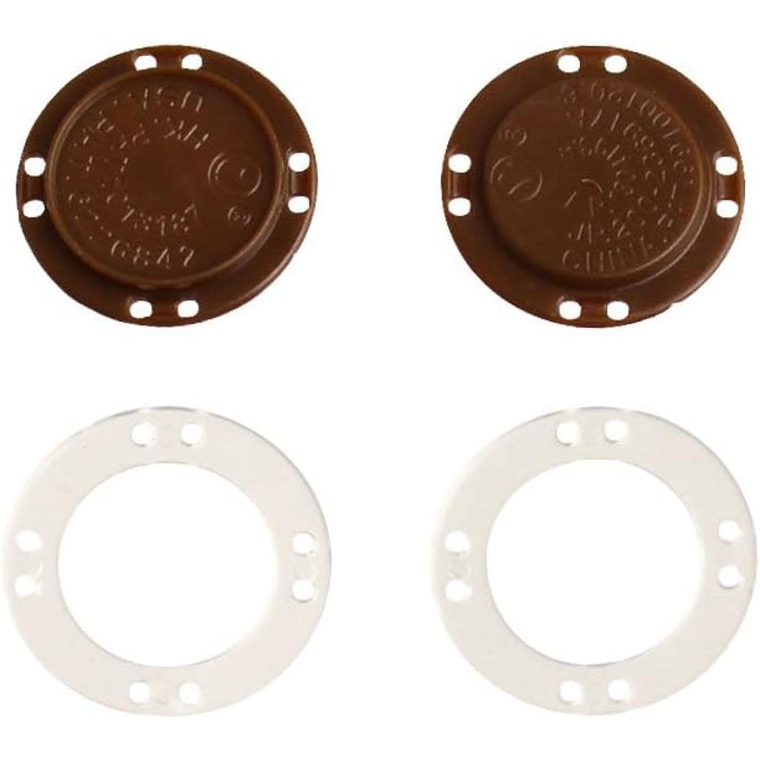 日本紐釦貿易 プラスチック縫い付けマグネット 茶 φ22mm 3組 SM3-C (ご注文単位1束)【直送品】