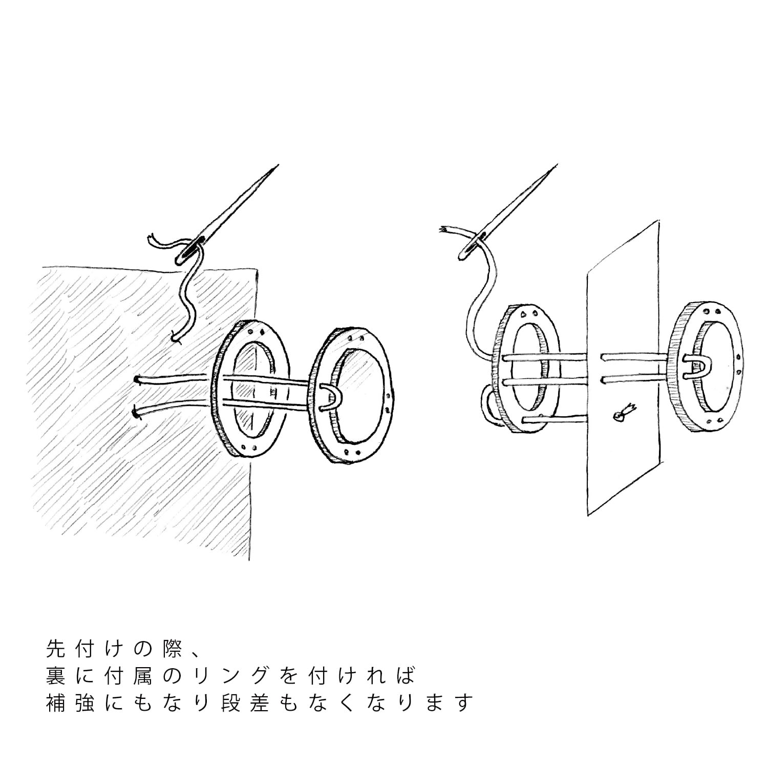 日本紐釦貿易 プラスチック縫い付けマグネット 茶 φ22mm 3組 SM3-C (ご注文単位1束)【直送品】