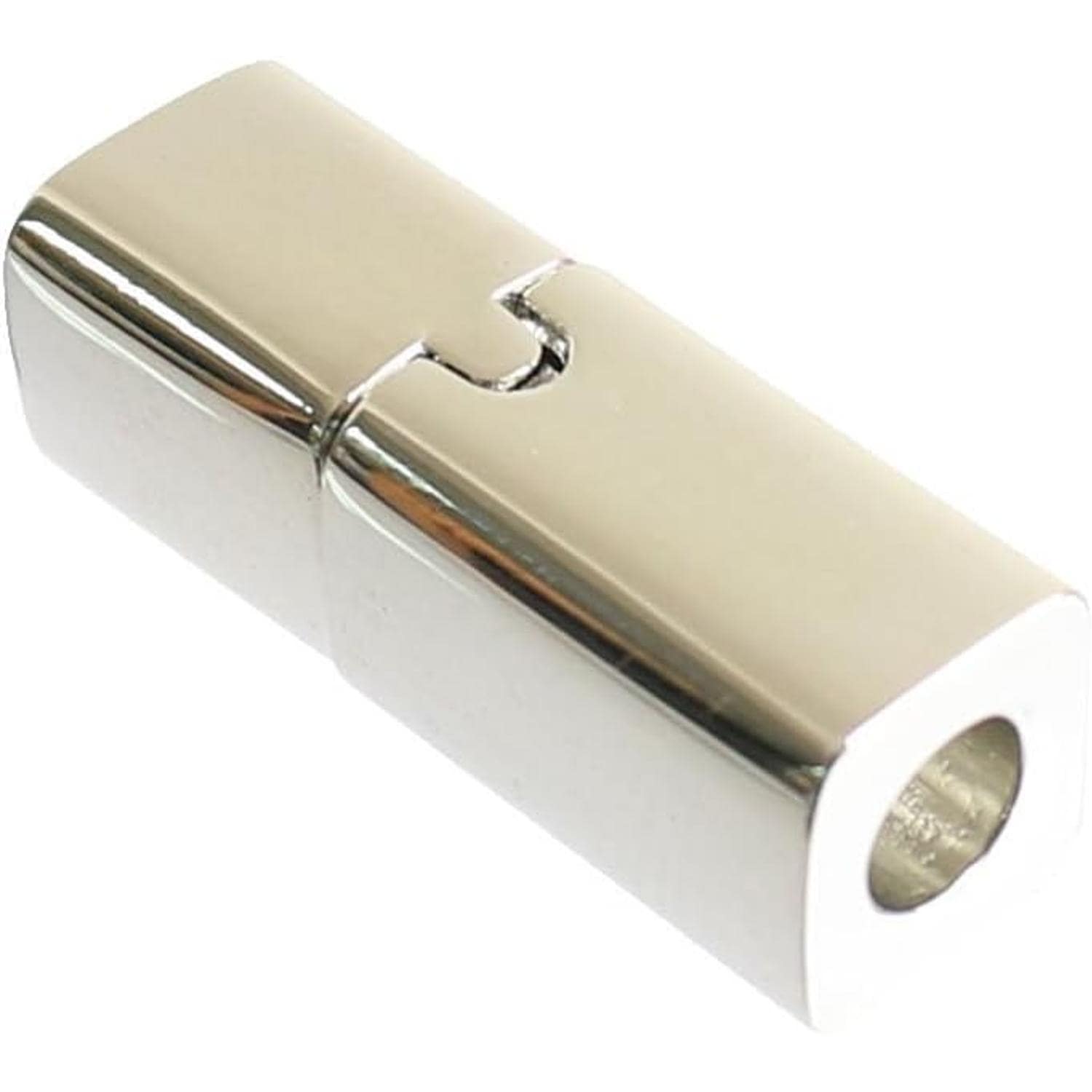 日本紐釦貿易 マグネットクラスプ 四角 丸紐φ4mm用 シルバー 1組 YA002-4-S (ご注文単位1束)【直送品】