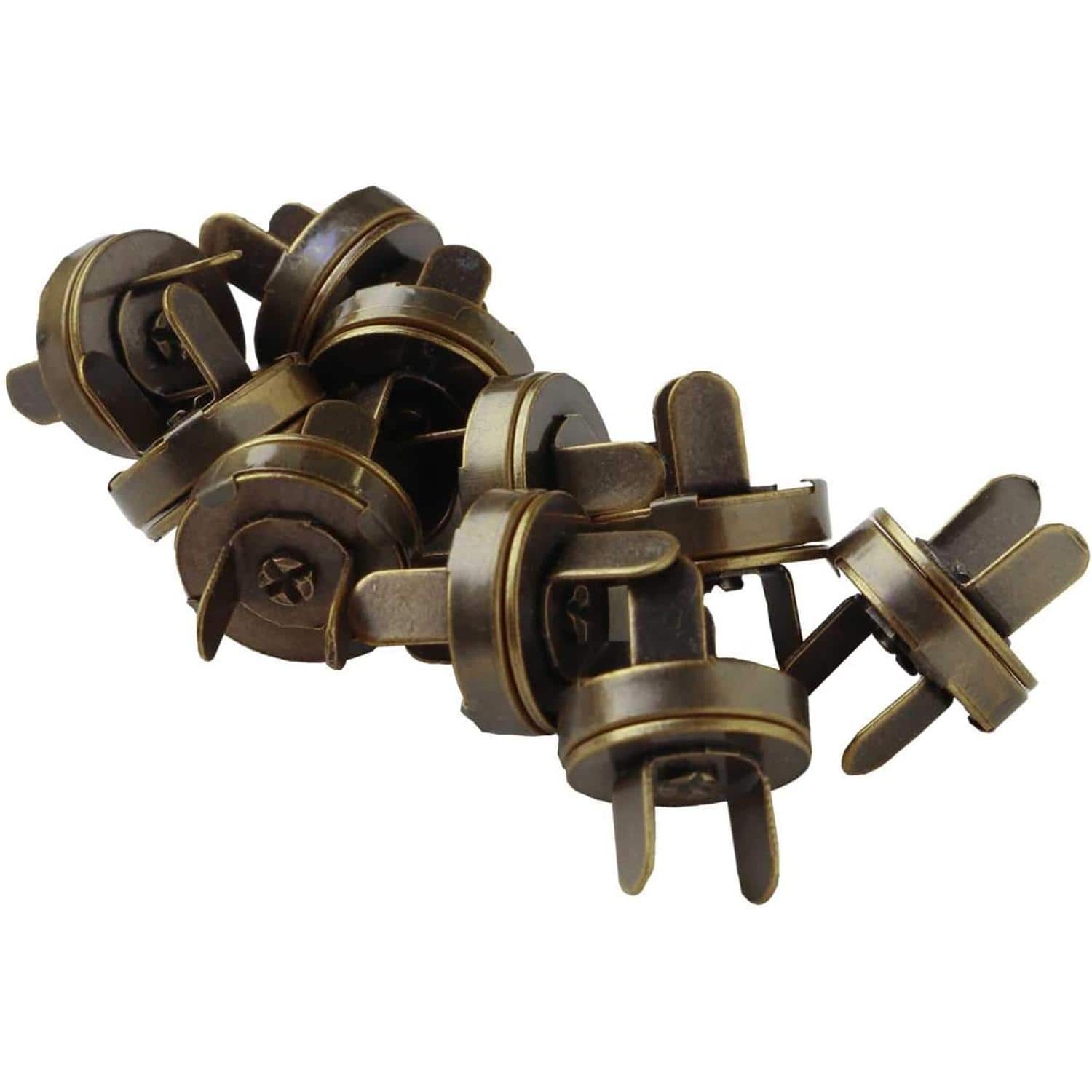 日本紐釦貿易 差し込みタイプ 14mm アンティークゴールド 10組入 SM11-AG-10 (ご注文単位1束)【直送品】