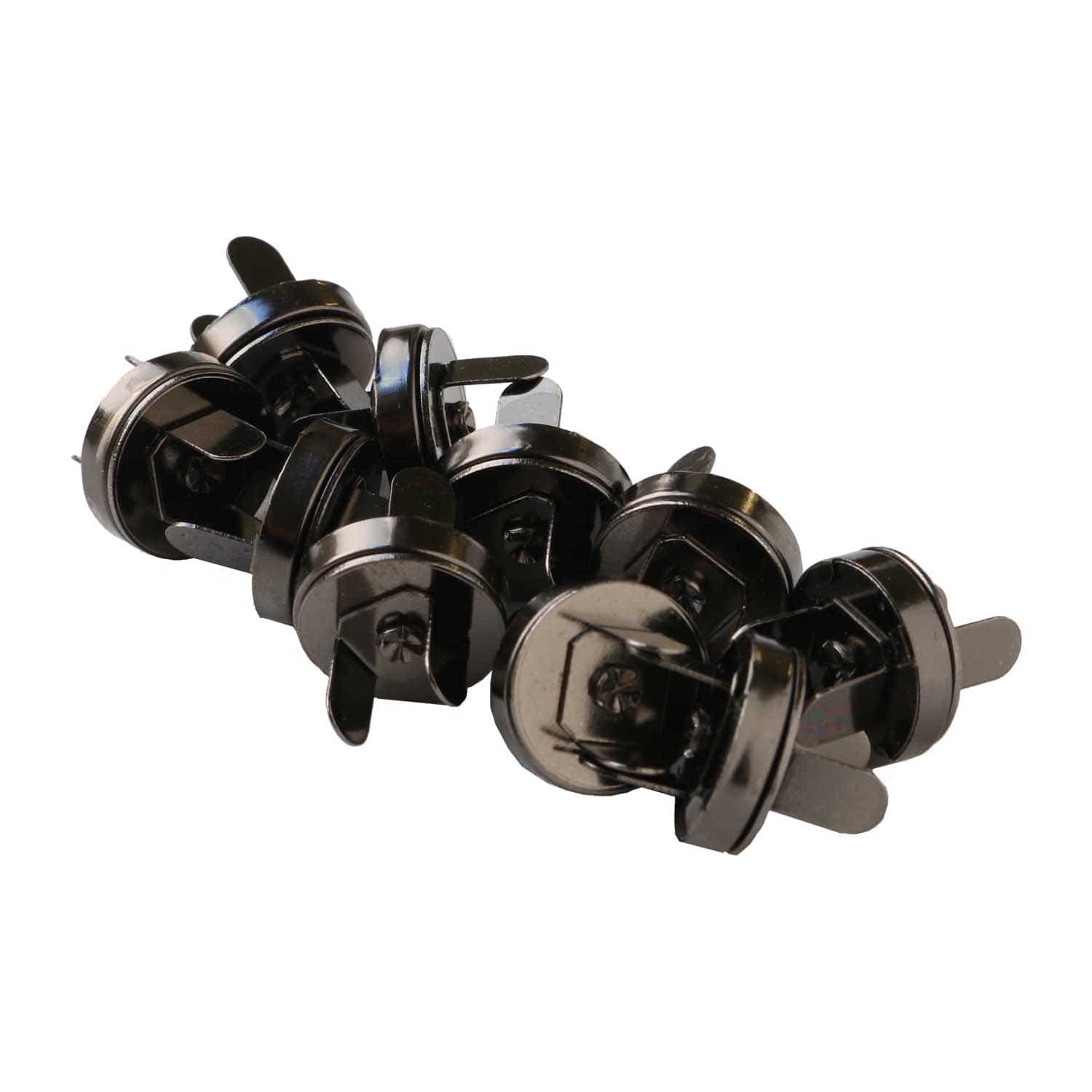 日本紐釦貿易 差し込みタイプ 14mm ブラックニッケル イブシ 10組入 SM11-BN-10 (ご注文単位1束)【直送品】