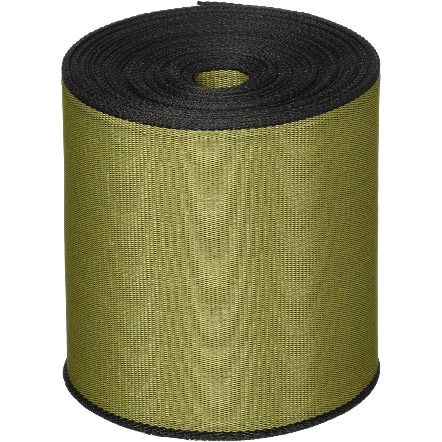 日本紐釦貿易 畳へりテープ 厚地縁 10m巻 120 うぐいす HER120 （ご注文単位1巻）【直送品】