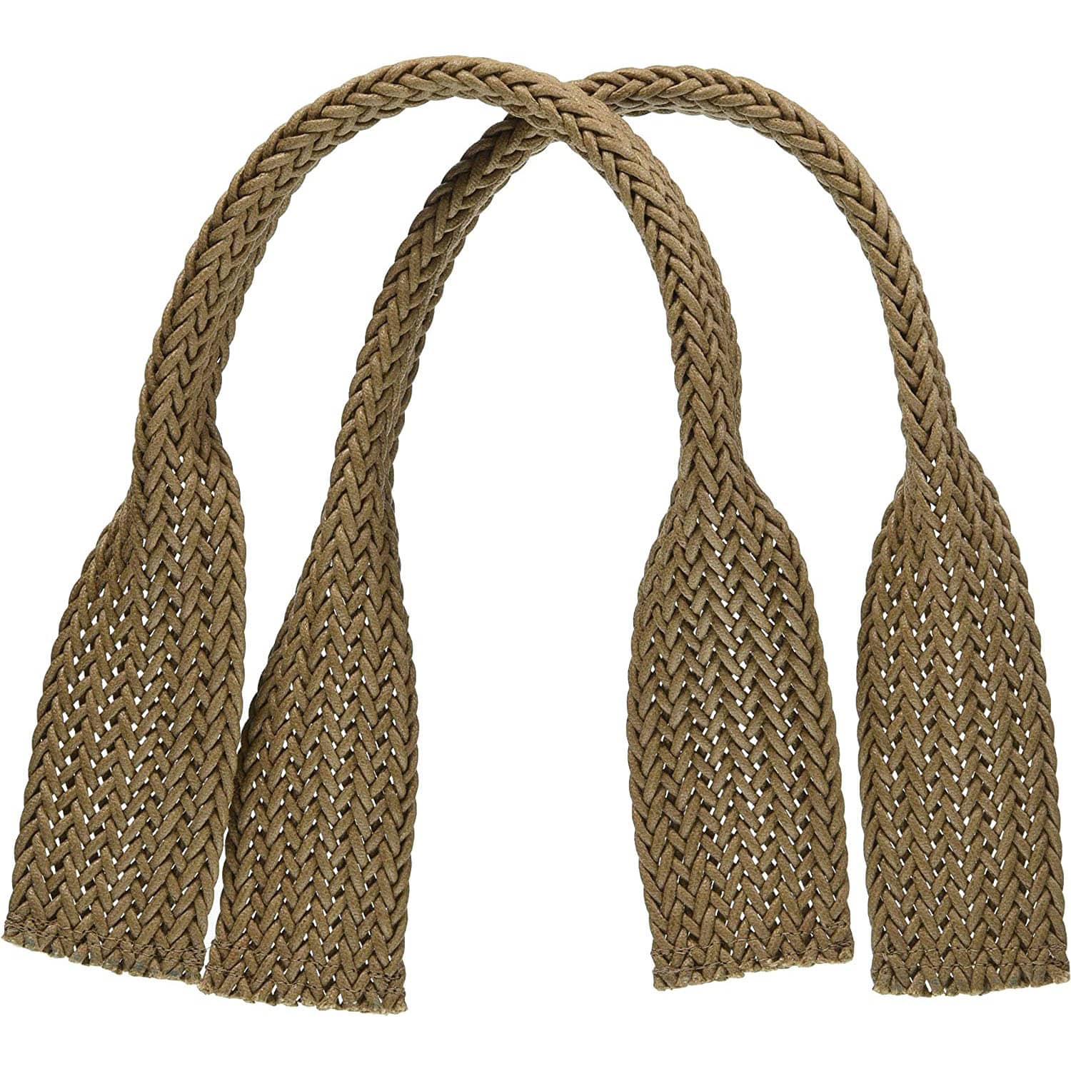 日本紐釦貿易 ワックスコード平テープハンドル オーク DCH9709-5 （ご注文単位1組）【直送品】