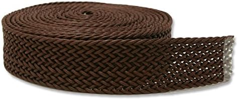 日本紐釦貿易 ワックスコード 40mmx5m 茶 86 DC7759-6 （ご注文単位1束）【直送品】