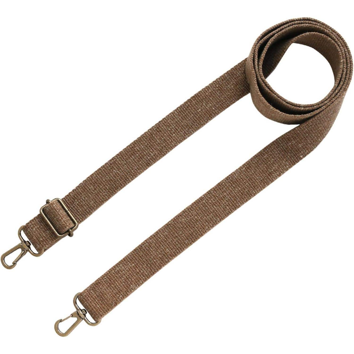 日本紐釦貿易 リネン混マーブル織ショルダー 茶 140cm 1本 DCH9721-14 （ご注文単位1本）【直送品】