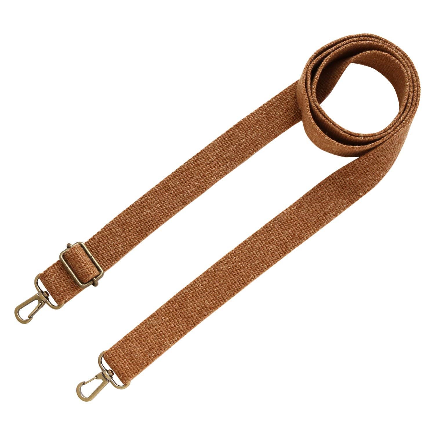 日本紐釦貿易 リネン混マーブル織ショルダー オレンジ 140cm 1本 DCH9721-23 (ご注文単位1本)【直送品】