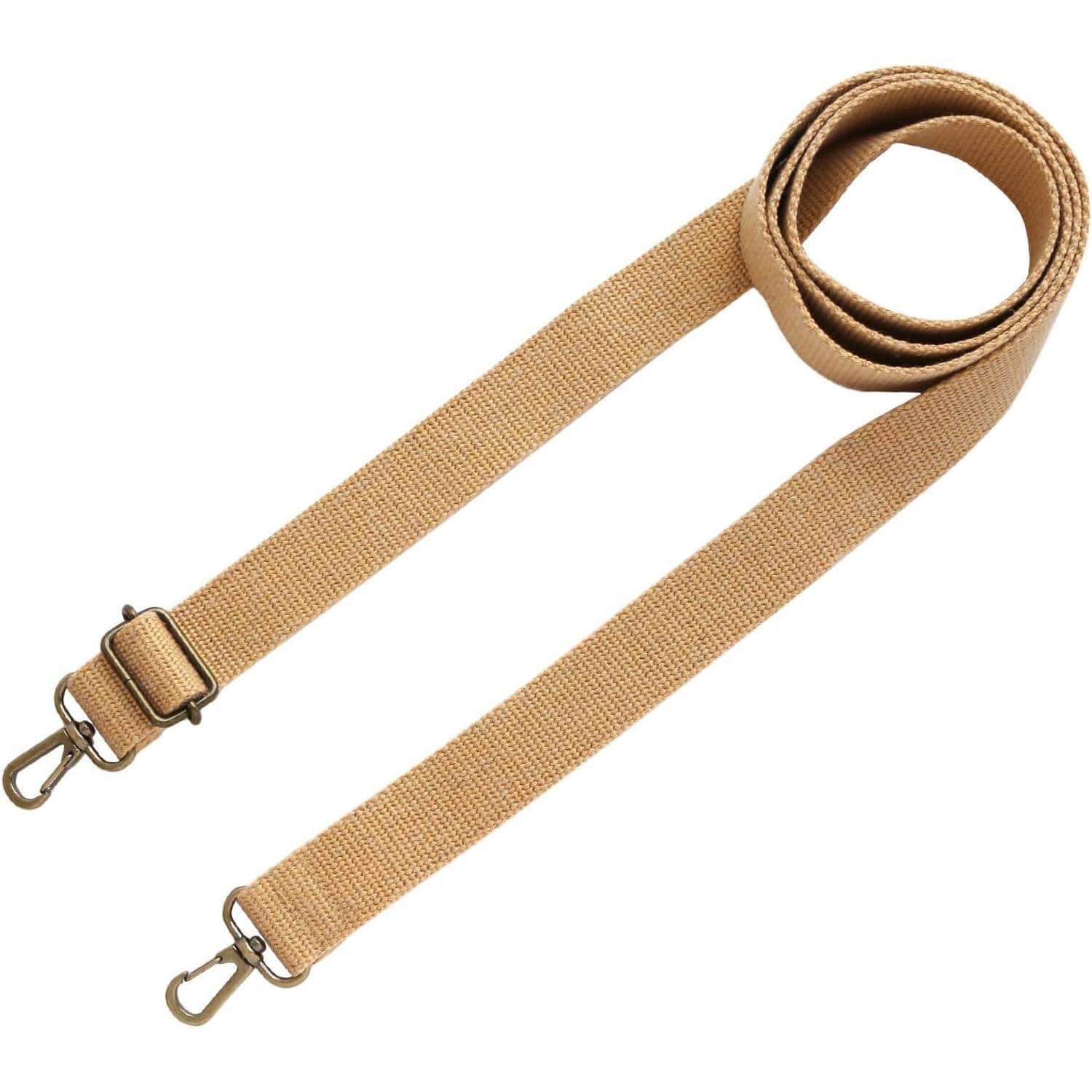 日本紐釦貿易 リネン混マーブル織ショルダー キャメル 140cm 1本 DCH9721-24 (ご注文単位1本)【直送品】