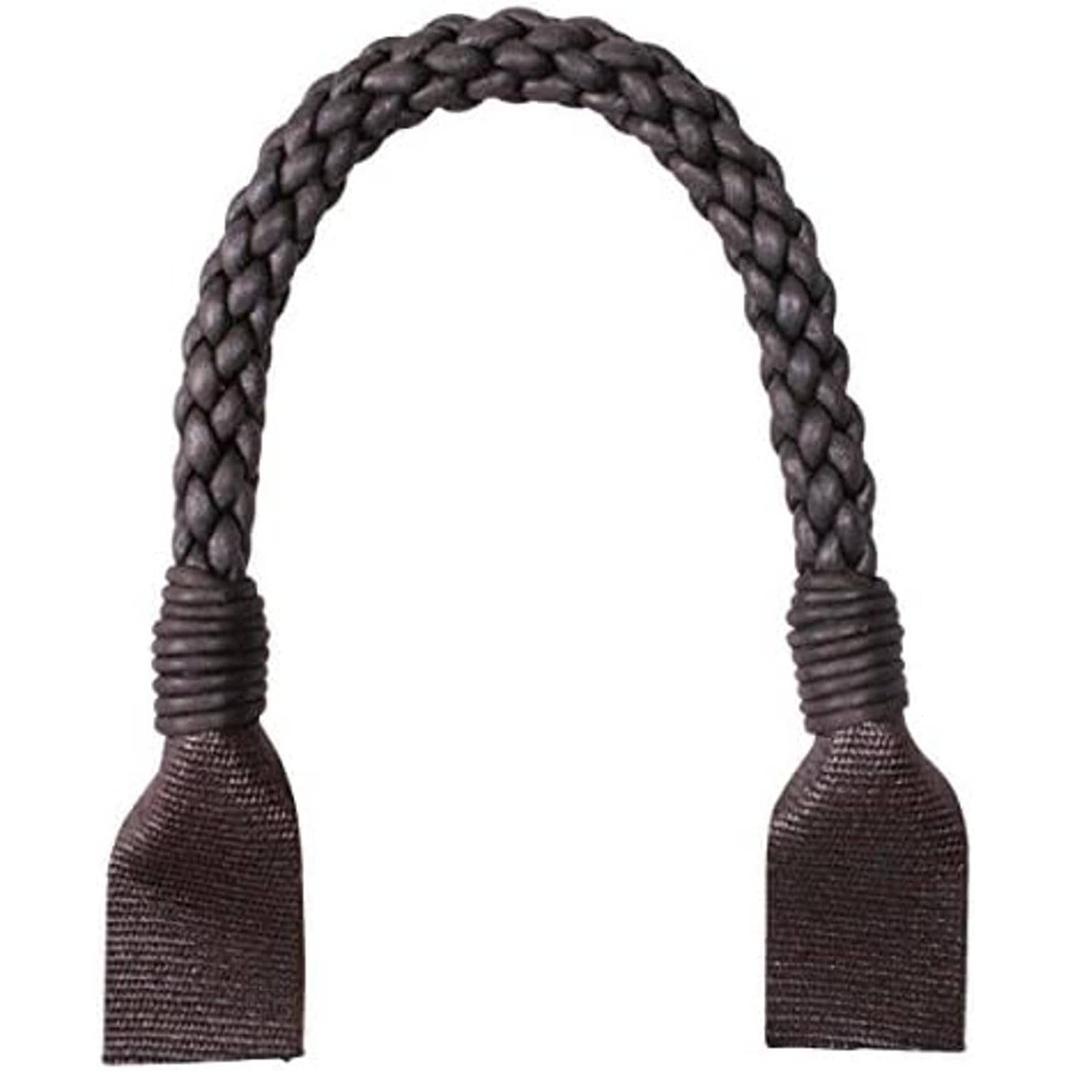 日本紐釦貿易 ワックスコード太口持手 40cm 2本 チョコ DCH9708A-7 （ご注文単位1組）【直送品】