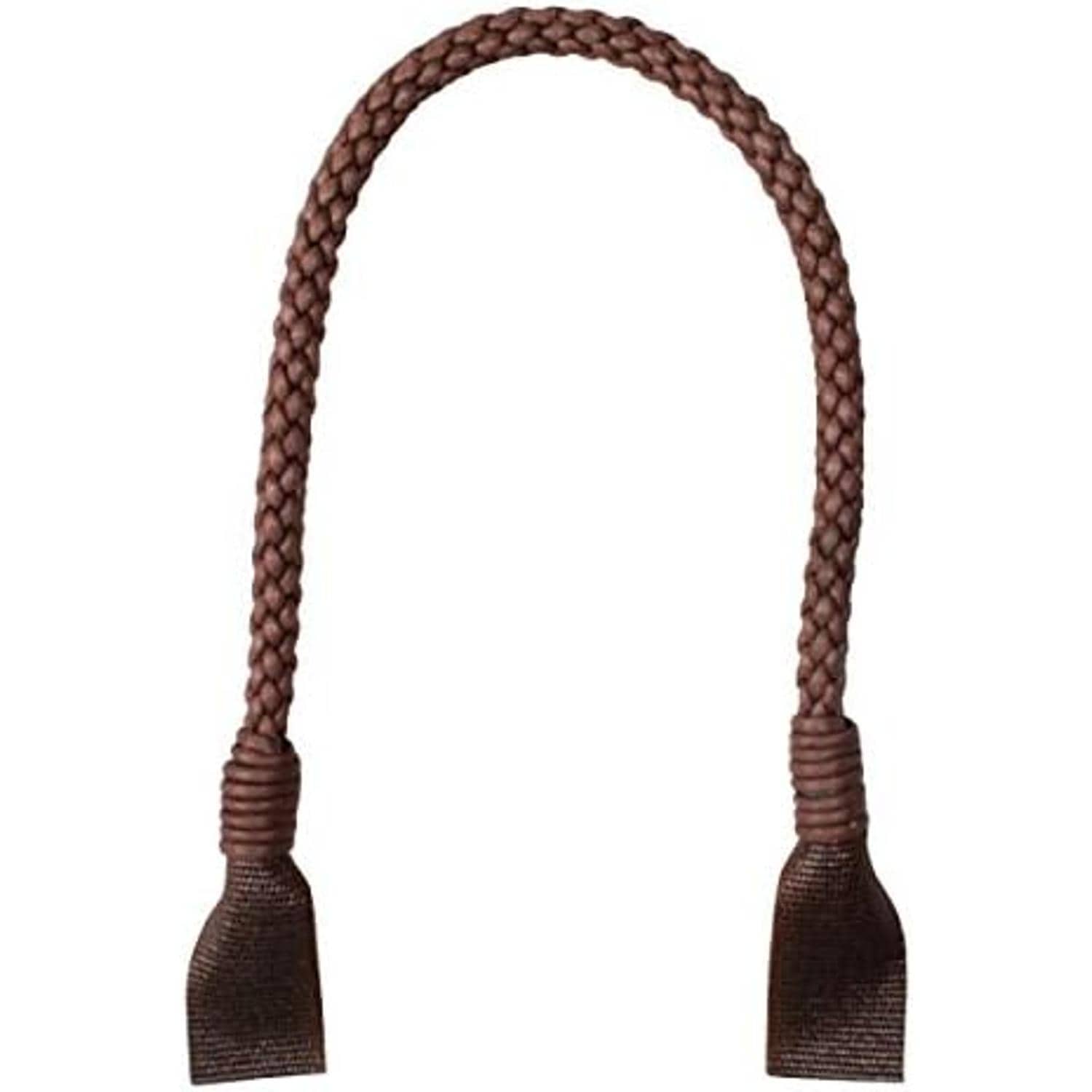 日本紐釦貿易 ワックスコード持手50cm 2本 赤茶 DCH9722A-14 (ご注文単位1組)【直送品】