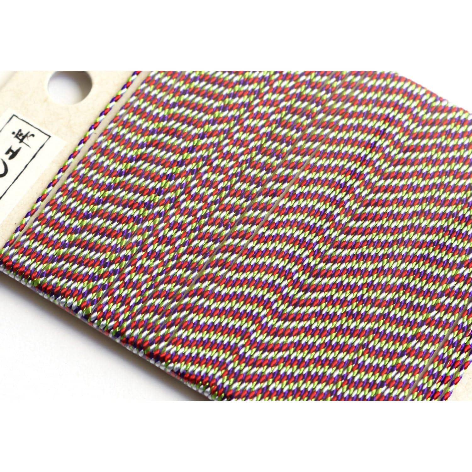 日本紐釦貿易 4色組紐 約φ1mm×10m 1巻 DC404 (ご注文単位1巻)【直送品】