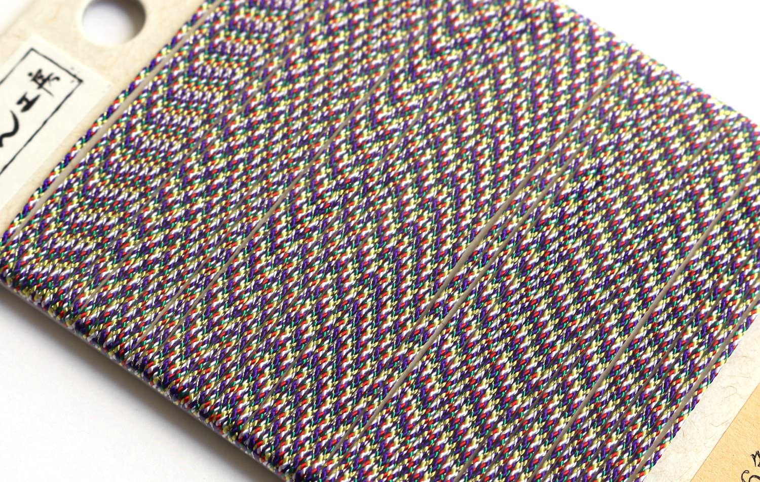 日本紐釦貿易 6色組紐 約φ1mm×10m 1巻 DC881 (ご注文単位1巻)【直送品】