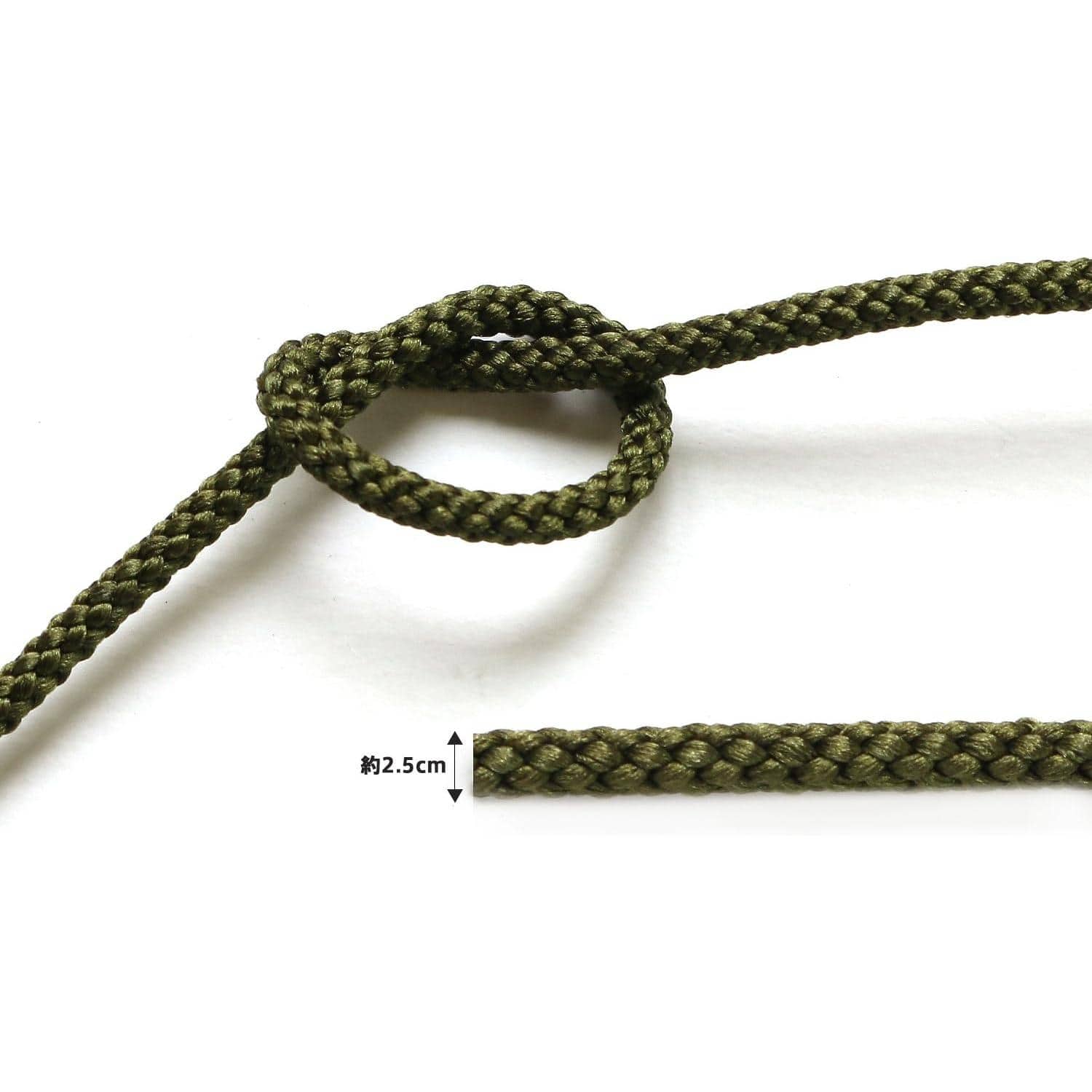 日本紐釦貿易 結び紐 山吹 φ約2.5mm×10m 1巻 DC1887-2 (ご注文単位1巻)【直送品】