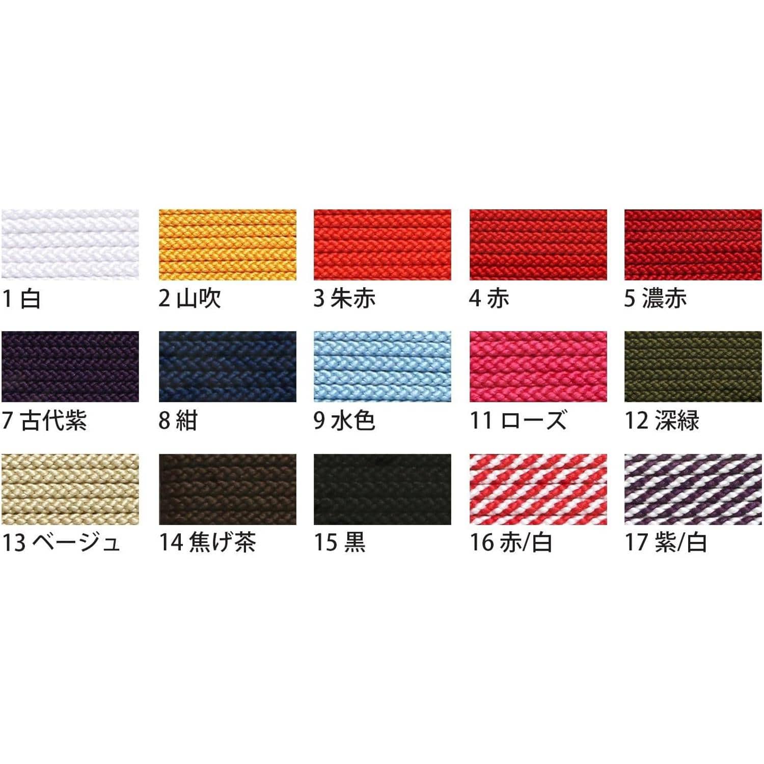 日本紐釦貿易 結び紐 深緑 φ約2.5mm×10m 1巻 DC1887-12 (ご注文単位1巻)【直送品】