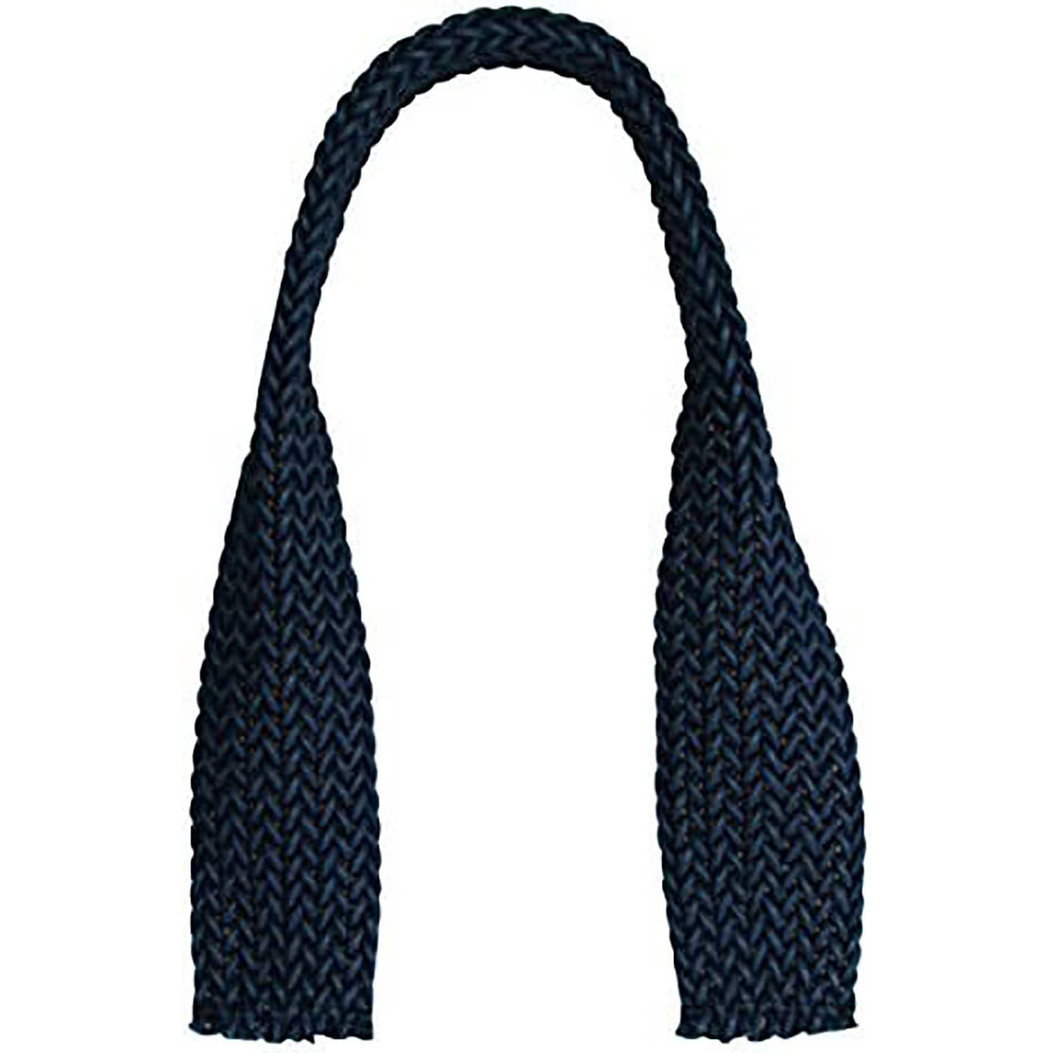 日本紐釦貿易 ワックスコード平テープハンドル 紺 50cm DCH9723-29 (ご注文単位1組)【直送品】