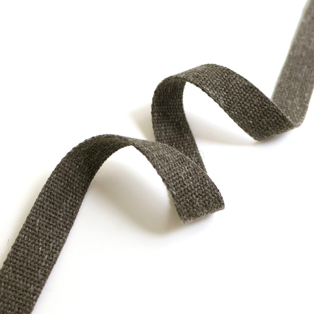 日本紐釦貿易 リネン混マーブル織テープ 20mm×5m DC7760-14 （ご注文単位1巻）【直送品】