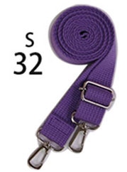 日本紐釦貿易 アクリルショルダー W約25mm×H約75cm-140cm 紫 DCH9843-32 (ご注文単位1本)【直送品】