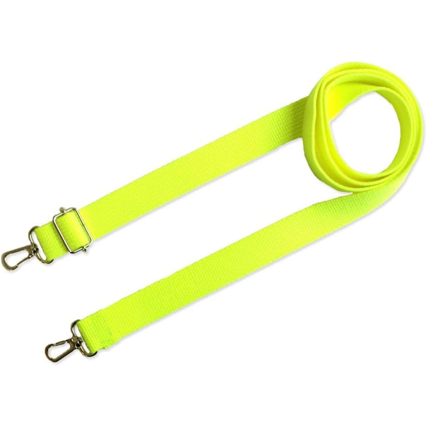 日本紐釦貿易 アクリルショルダー W約25mm×H約75cm-140cm 蛍光レモン DCH9843-38 （ご注文単位1本）【直送品】