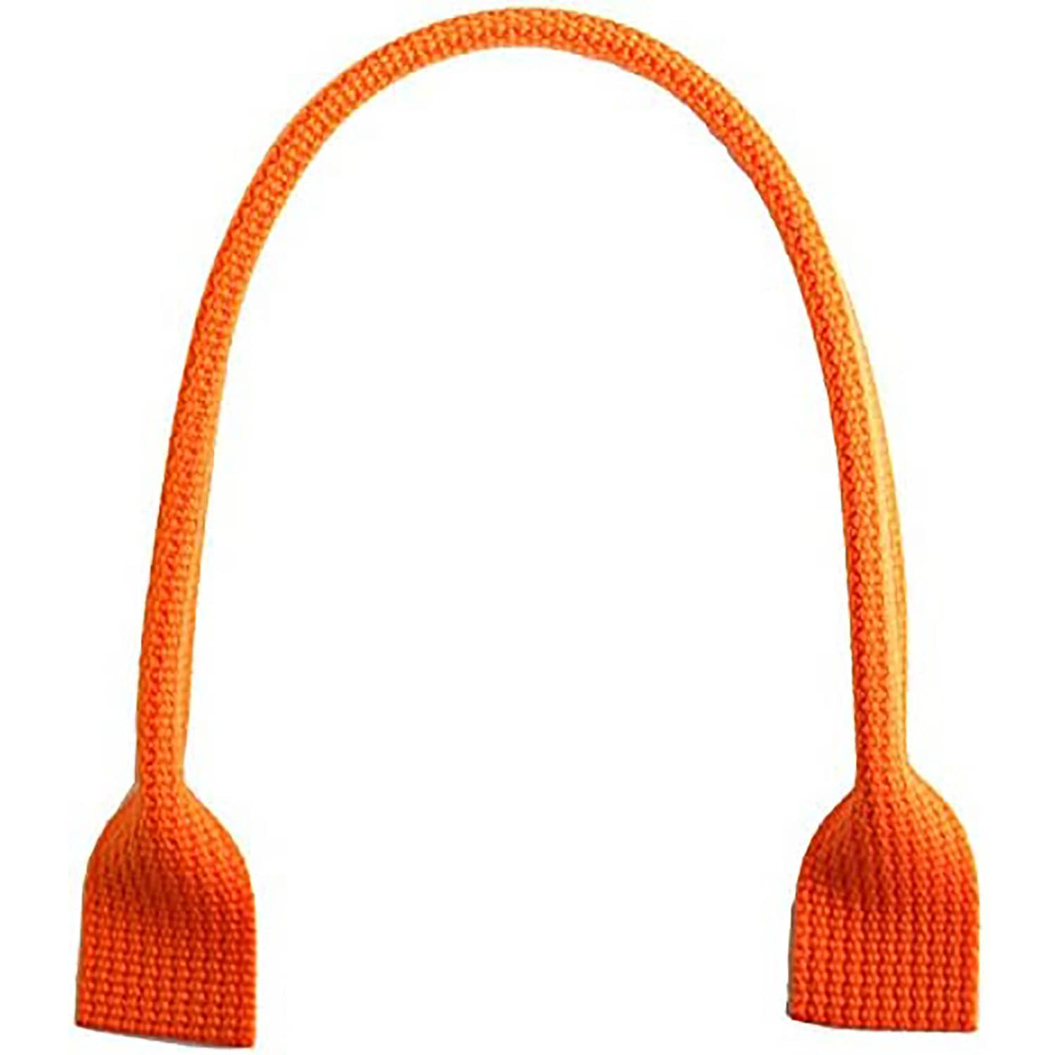 日本紐釦貿易 アクリルハンドル 手提げタイプ 2本 40cm オレンジ DCH9850-9 （ご注文単位1組）【直送品】