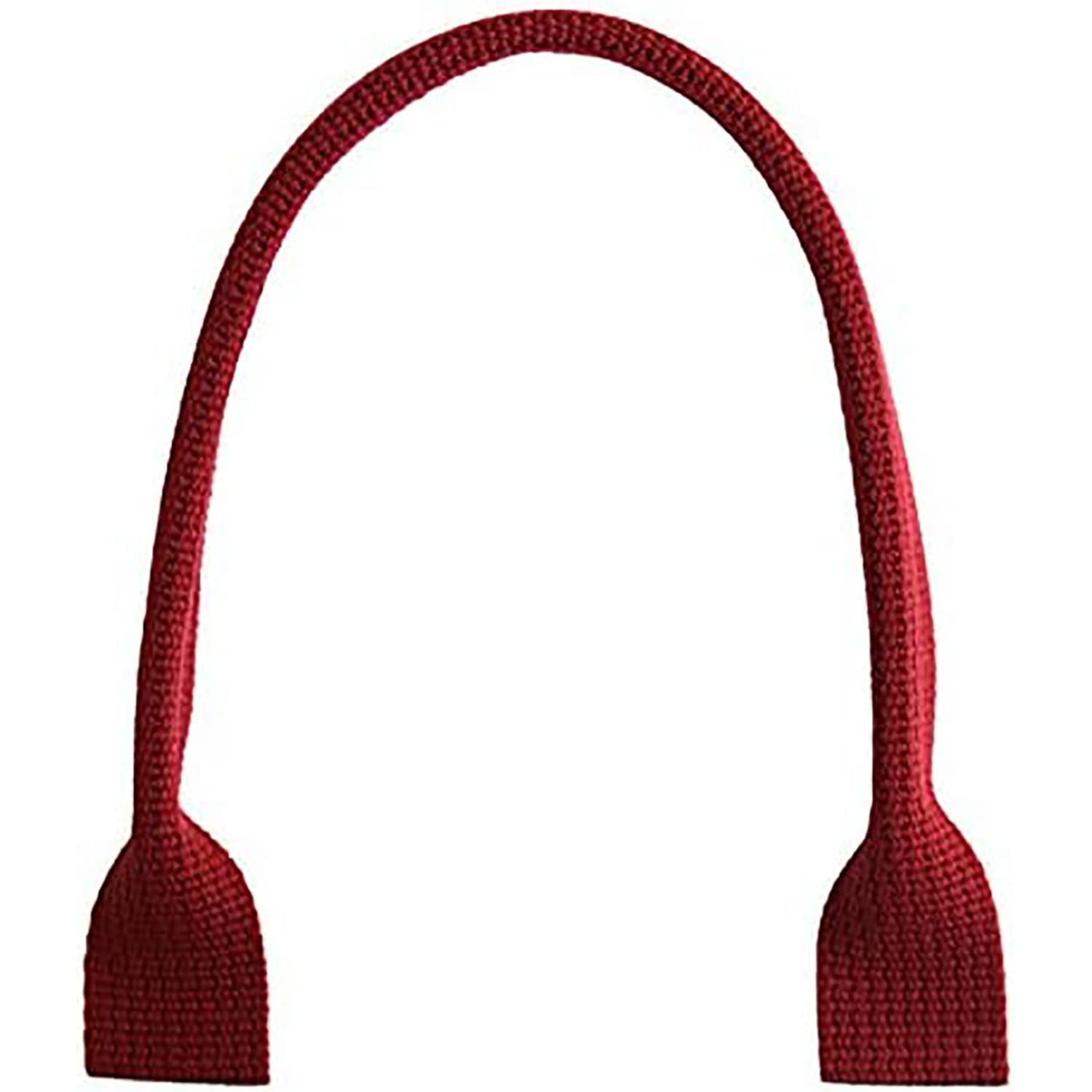 日本紐釦貿易 アクリルハンドル 手提げタイプ 2本 40cm エンジ DCH9850-30 （ご注文単位1組）【直送品】