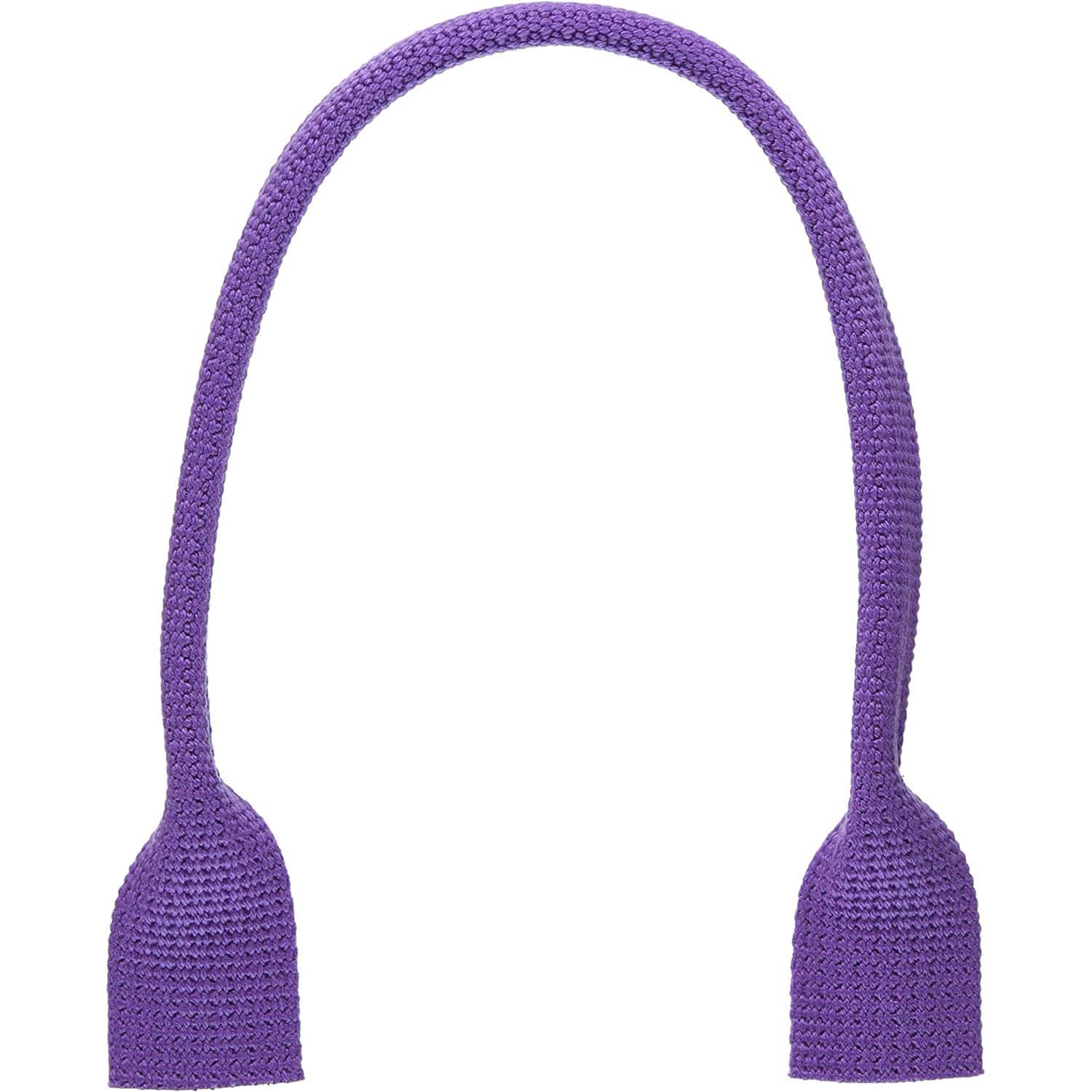 日本紐釦貿易 アクリルハンドル 手提げタイプ 2本 40cm 紫 DCH9850-32 （ご注文単位1組）【直送品】