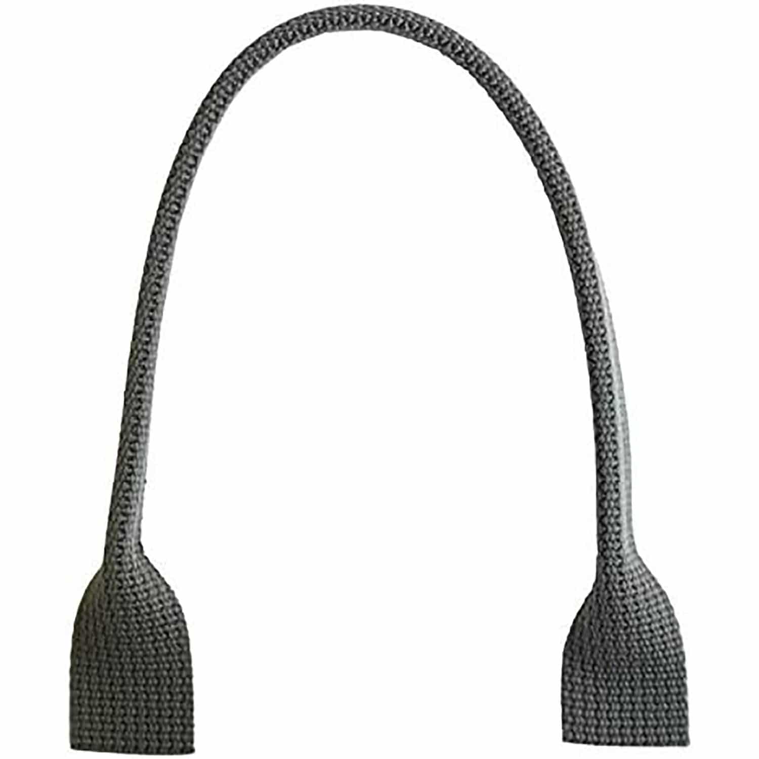 日本紐釦貿易 アクリルハンドル 手提げタイプ 2本 40cm グレー DCH9850-34 （ご注文単位1組）【直送品】