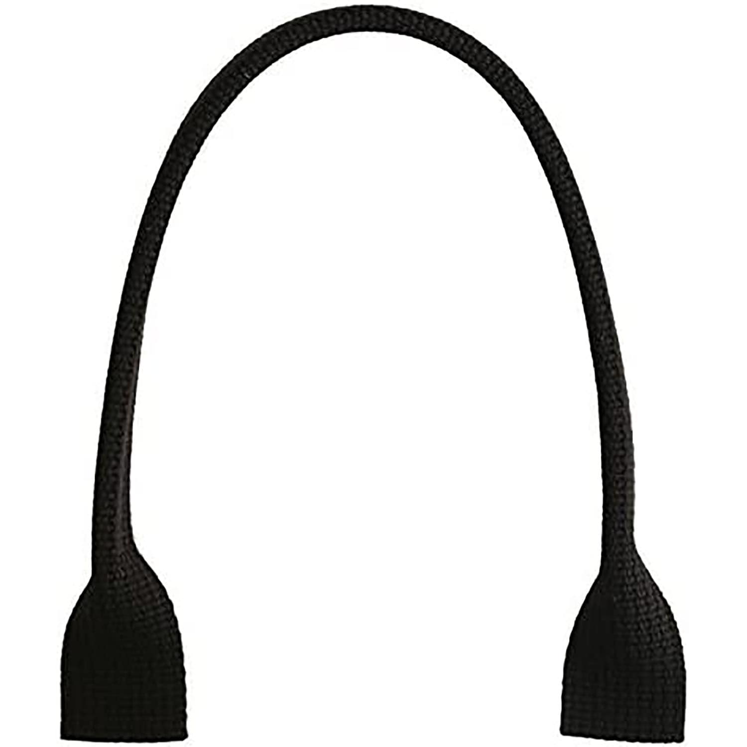 日本紐釦貿易 アクリルハンドル 手提げタイプ 2本 40cm 黒 DCH9850-35 （ご注文単位1組）【直送品】