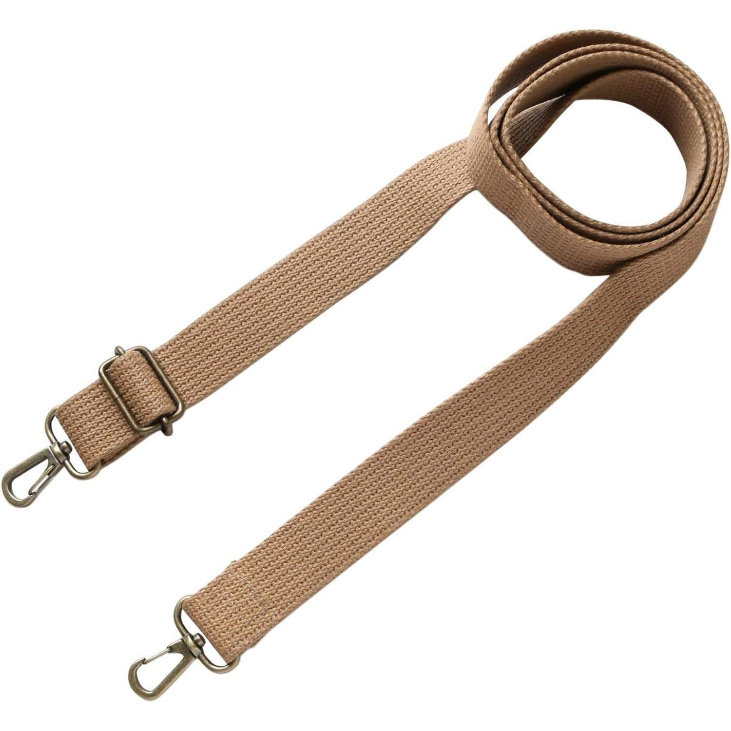 日本紐釦貿易 ワックスショルダー 持ち手 オーク 幅約25mm×長さ73~130cm(調節可能) 1本 DCH9857-5 (ご注文単位1本)【直送品】