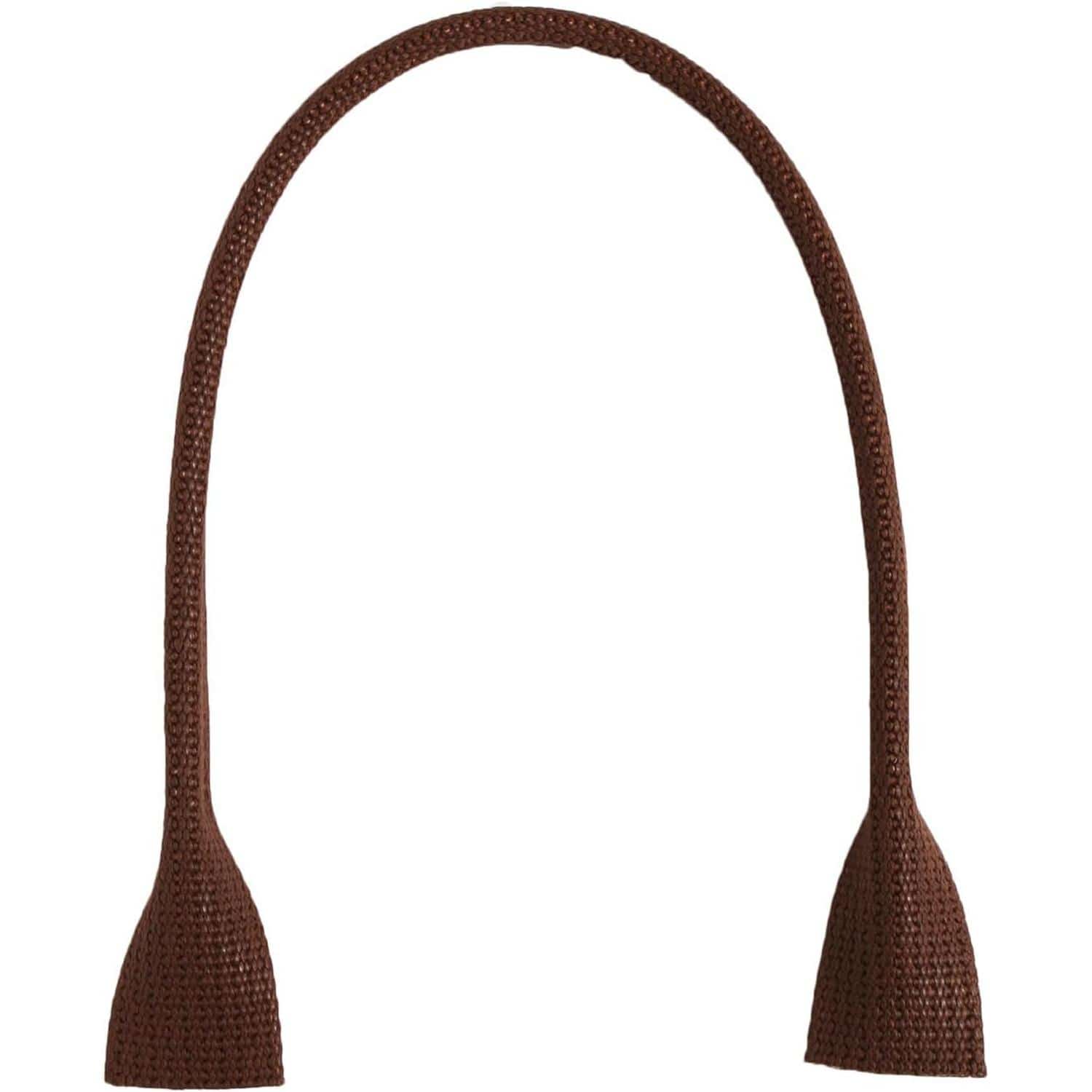 日本紐釦貿易 ワックスハンドル 茶 40cm 1組2本 DCH9858-6 （ご注文単位1組）【直送品】